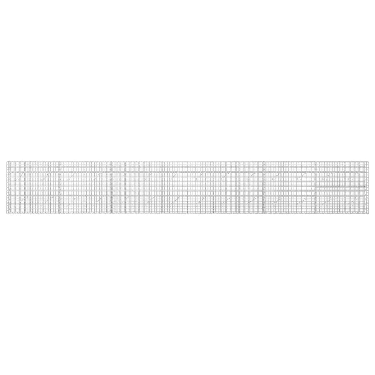 vidaXL Γκαμπιόν με Σύρμα 3,5 mm και Πλέγμα 5x5 cm 700x10x100 εκ.
