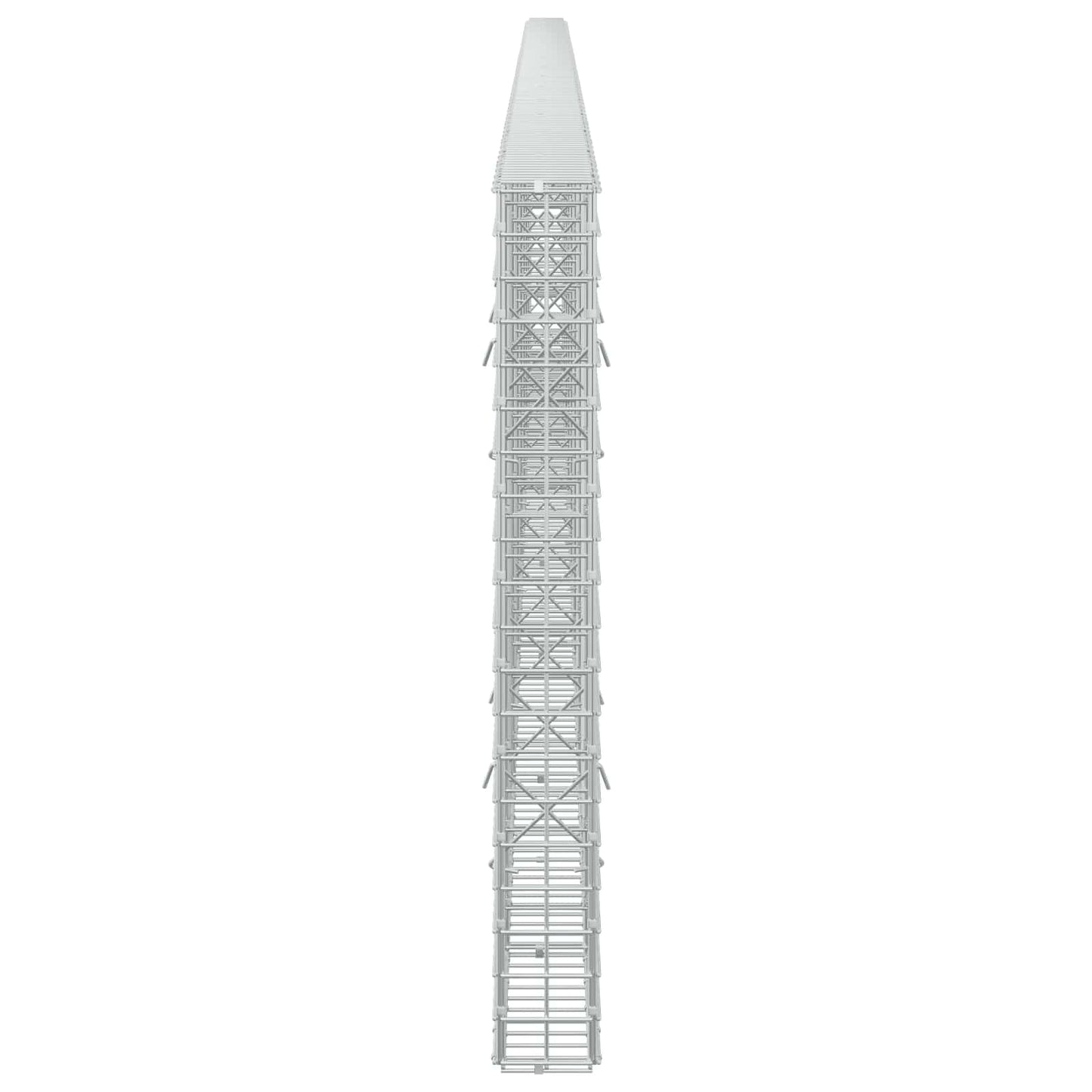 vidaXL Γκαμπιόν με Σύρμα 3,5 mm και Πλέγμα 5x5 cm 750x10x100 εκ