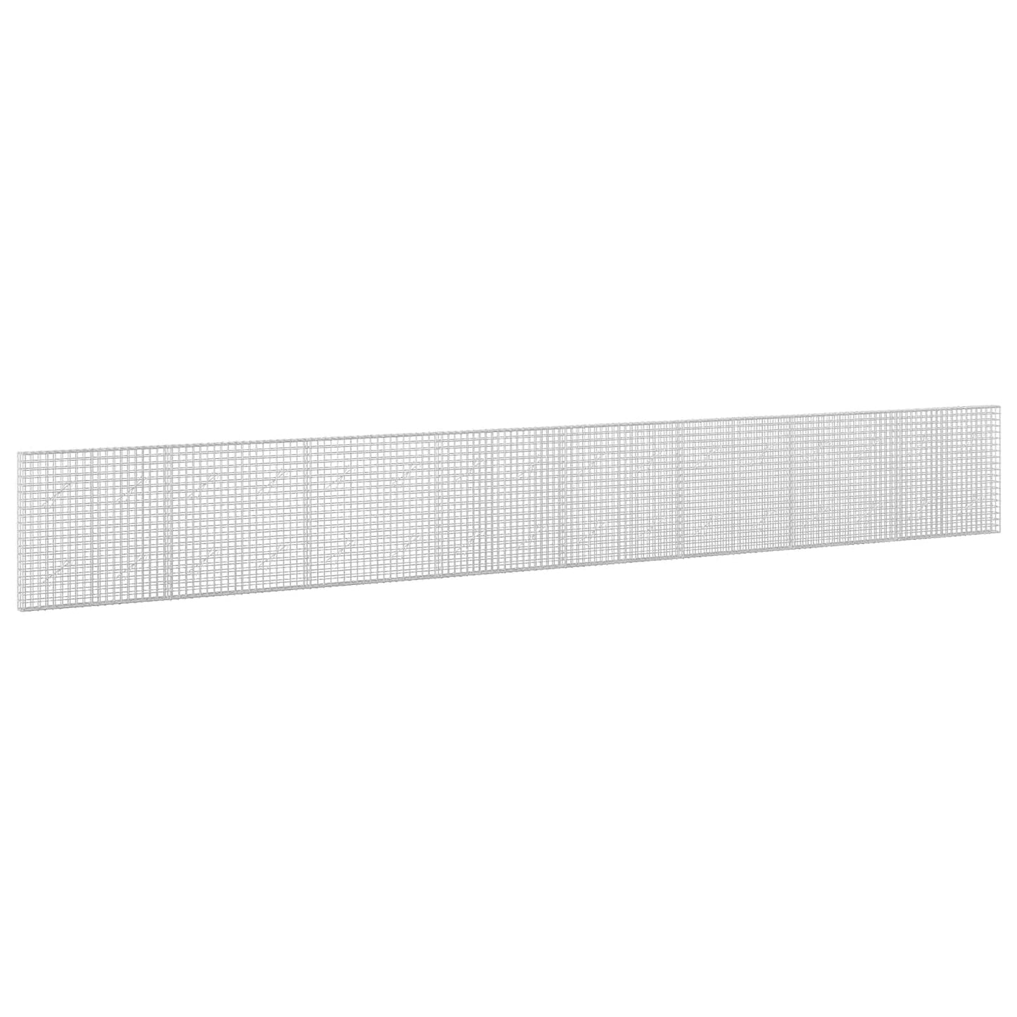 vidaXL Γκαμπιόν με Σύρμα 3,5 mm και Πλέγμα 5x5 cm 800x10x100 εκ
