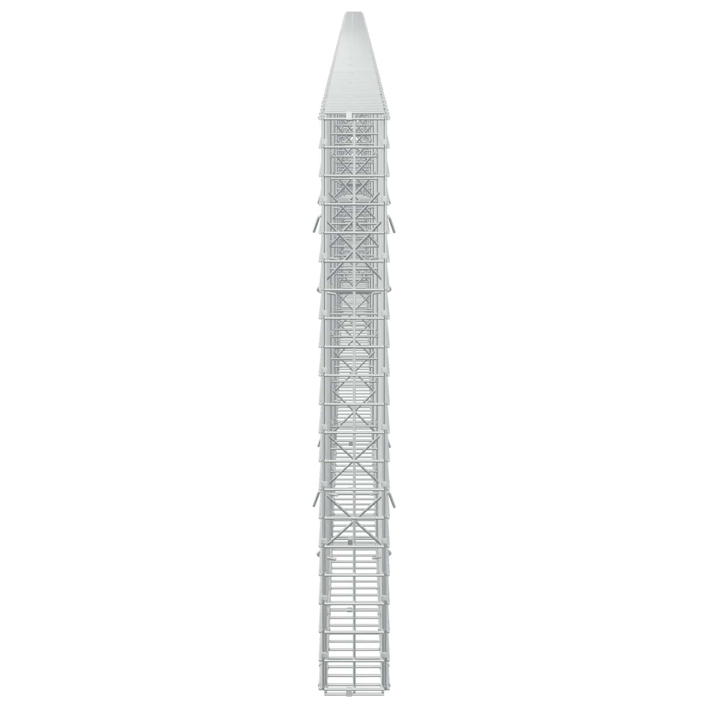 vidaXL Γκαμπιόν με Σύρμα 3,5 mm και Πλέγμα 5x5 cm 1100x10x100 εκ