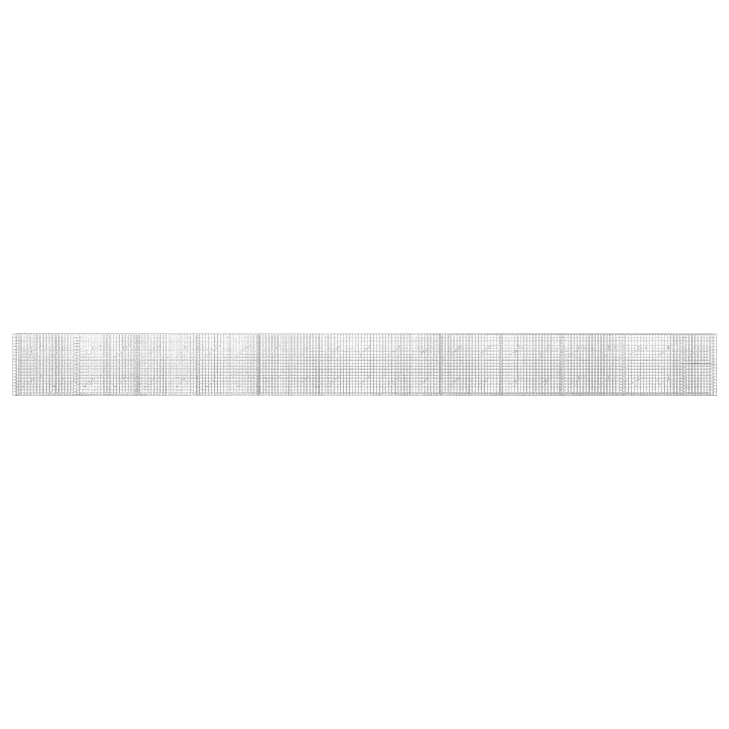 vidaXL Γκαμπιόν με Σύρμα 3,5 mm και Πλέγμα 5x5 cm 1150x10x100 εκ