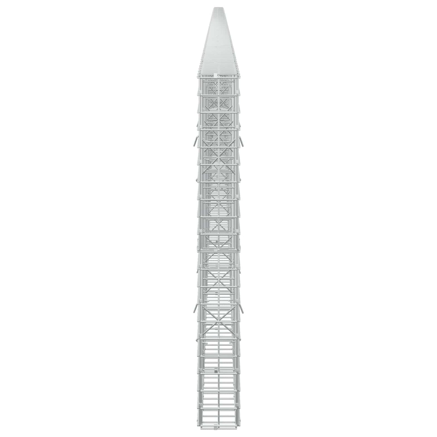vidaXL Γκαμπιόν με Σύρμα 3,5 mm και Πλέγμα 5x5 cm 1150x10x100 εκ
