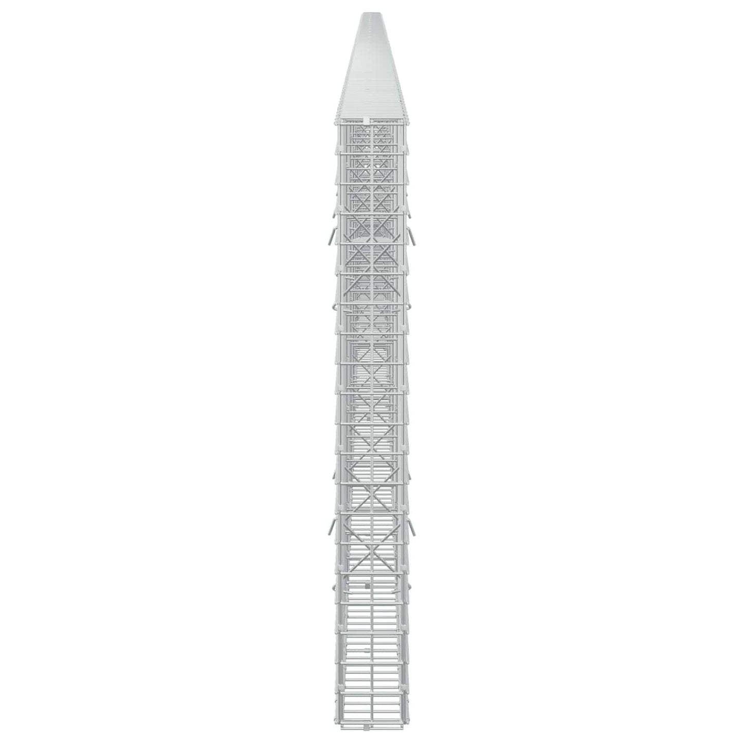 vidaXL Γκαμπιόν με Σύρμα 3,5 mm και Πλέγμα 5x5 cm 1200x10x100 εκ.