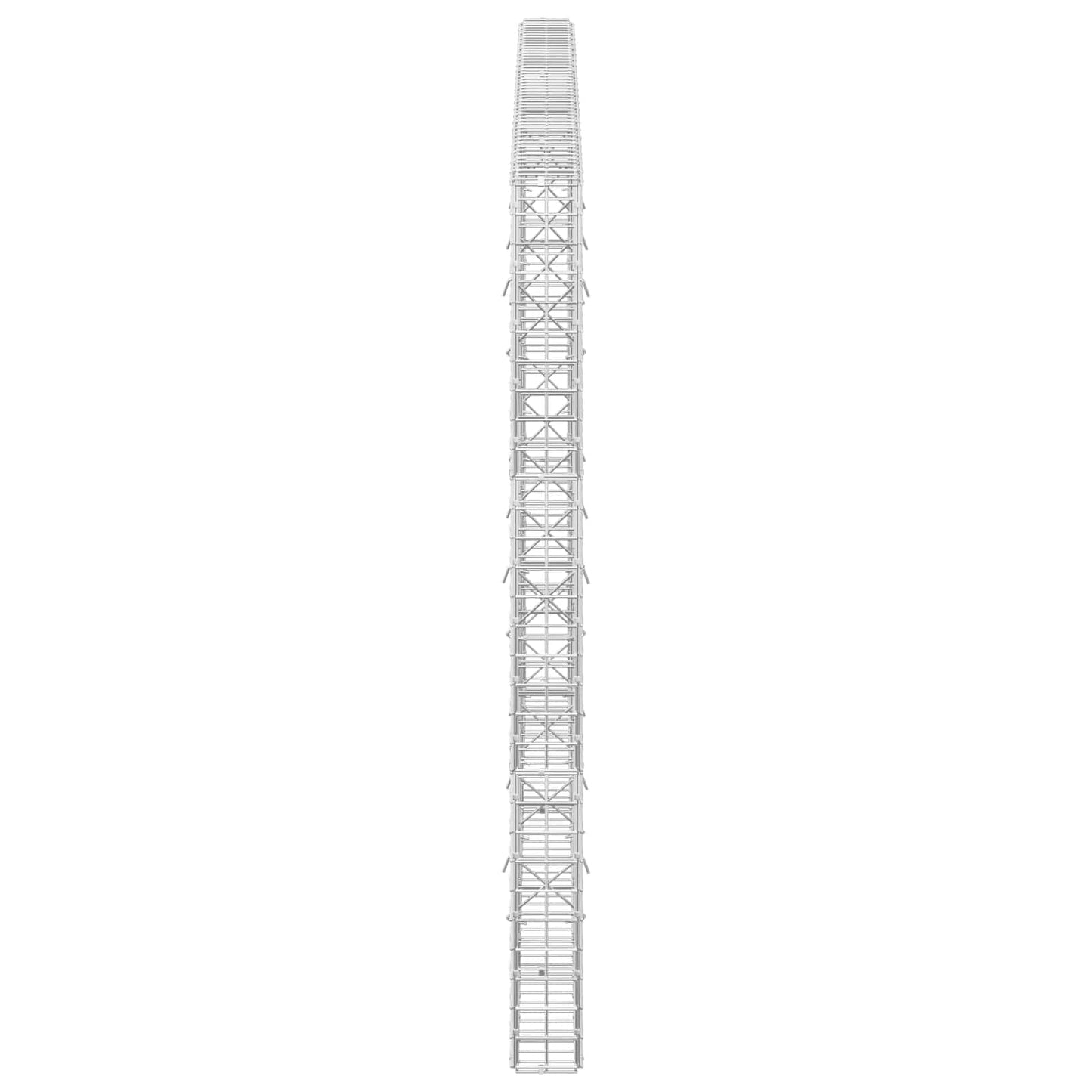 vidaXL Γκαμπιόν με Σύρμα 3,5 mm και Πλέγμα 5x5 cm 250x10x150 εκ