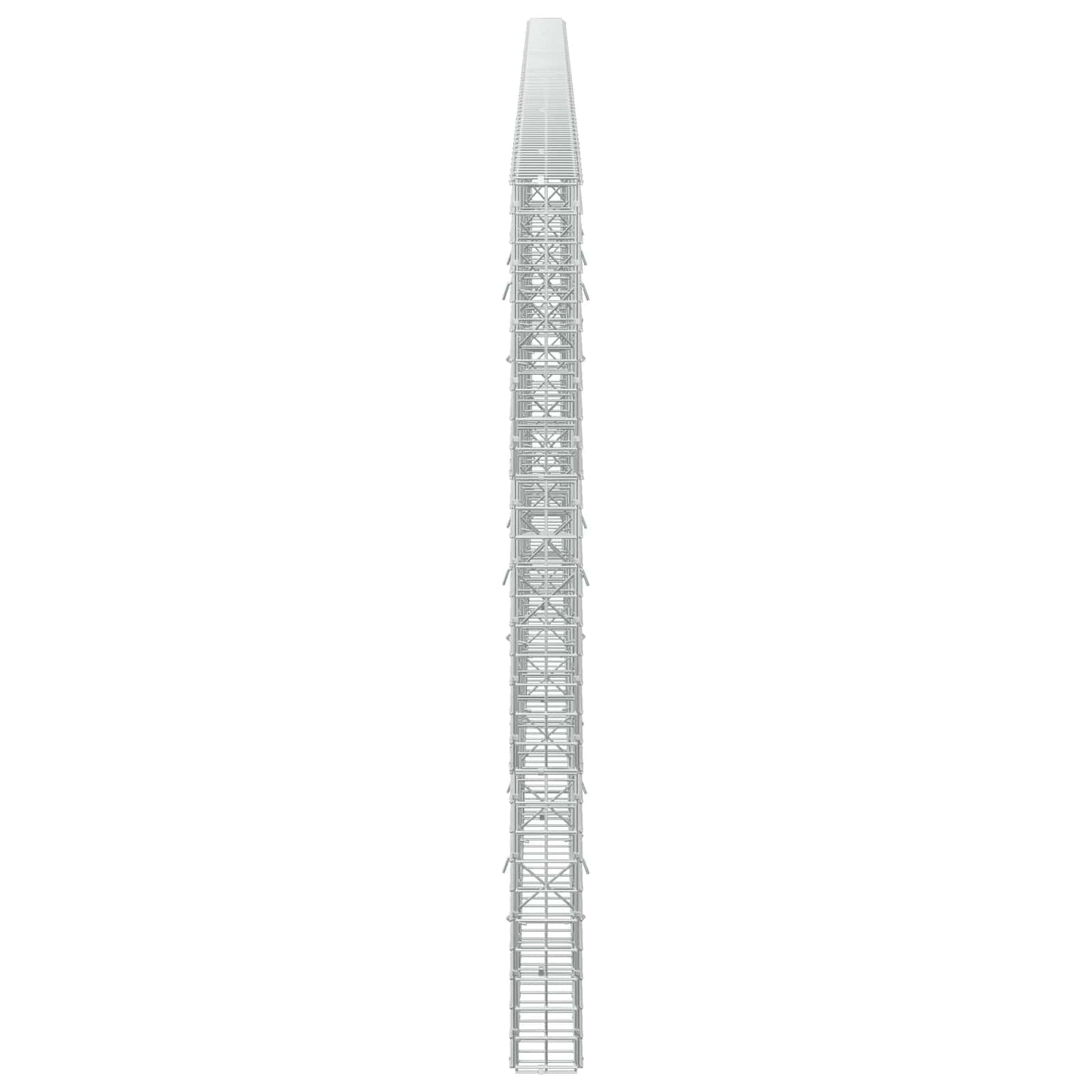 vidaXL Γκαμπιόν με Σύρμα 3,5 mm και Πλέγμα 5x5 cm 550x10x150 εκ