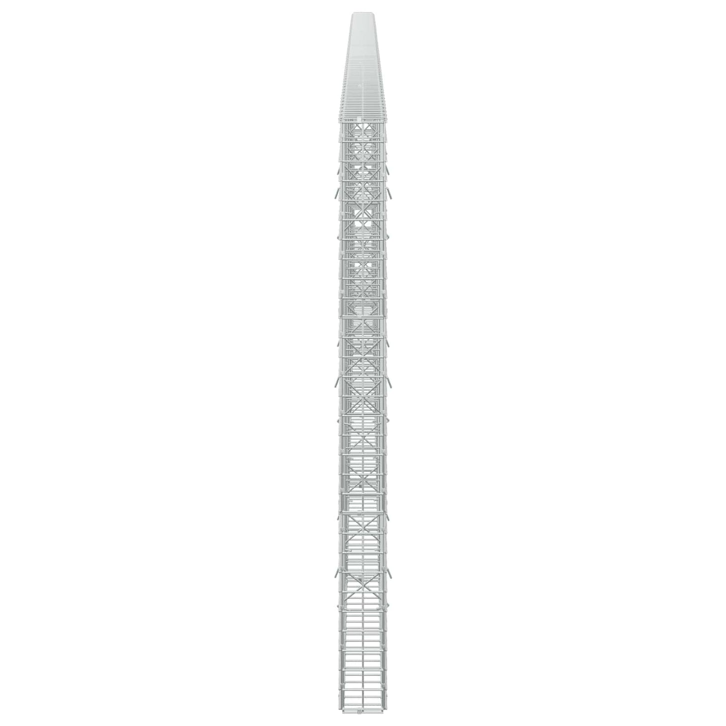 vidaXL Γκαμπιόν με Σύρμα 3,5 mm και Πλέγμα 5x5 cm 600x10x150 εκ