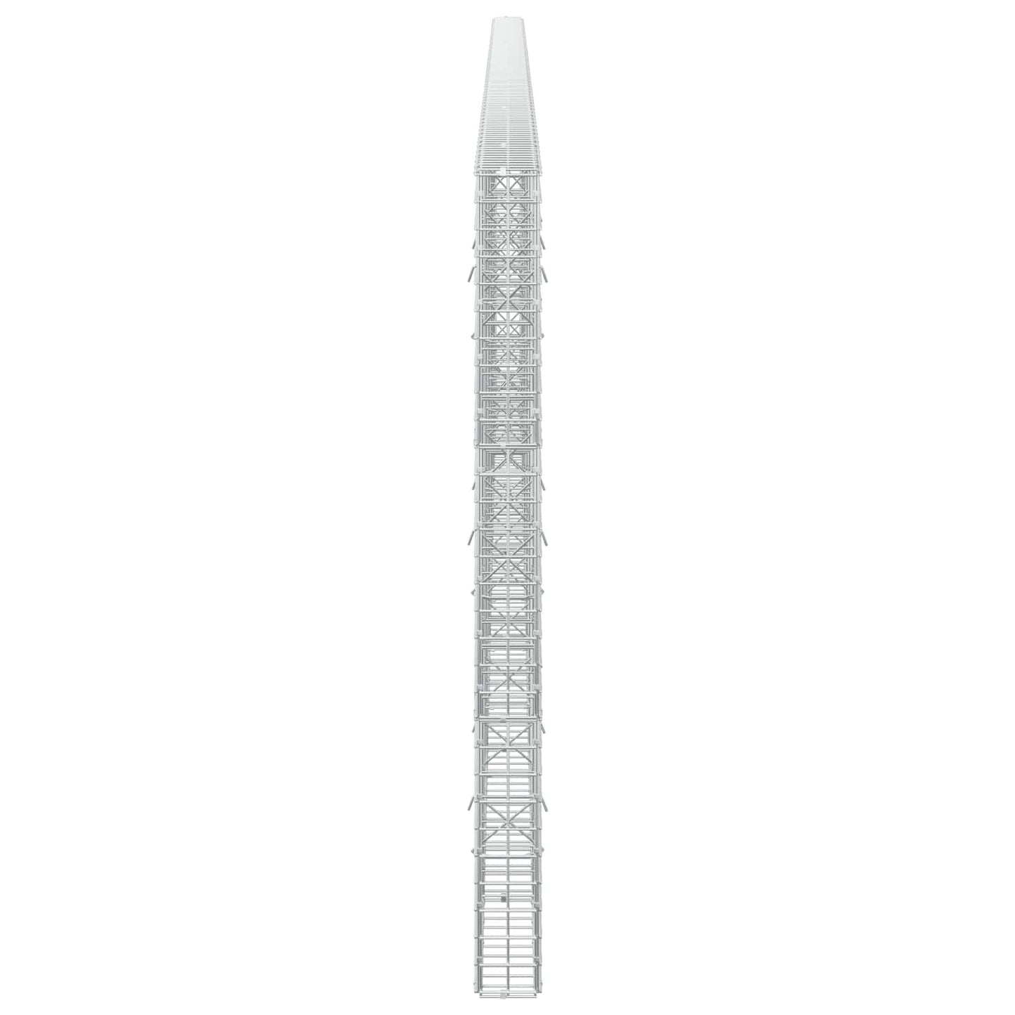 vidaXL Γκαμπιόν με Σύρμα 3,5 mm και Πλέγμα 5x5 cm 650x10x150 εκ