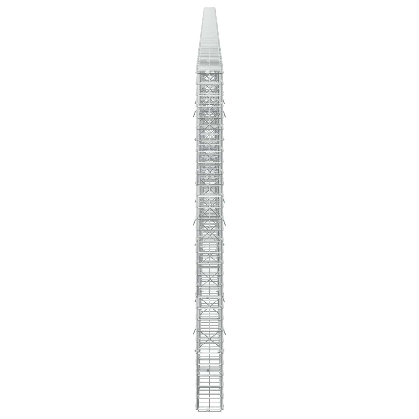 vidaXL Γκαμπιόν με Σύρμα 3,5 mm και Πλέγμα 5x5 cm 750x10x150 εκ