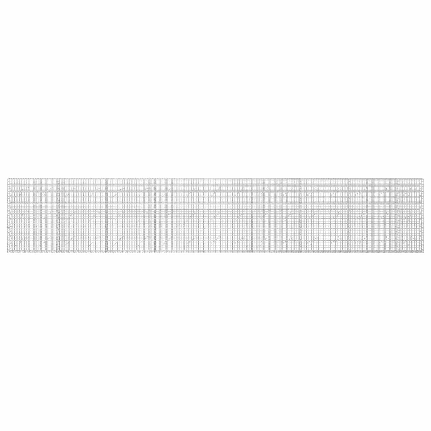 vidaXL Γκαμπιόν με Σύρμα 3,5 mm και Πλέγμα 5x5 cm 850x10x150 εκ