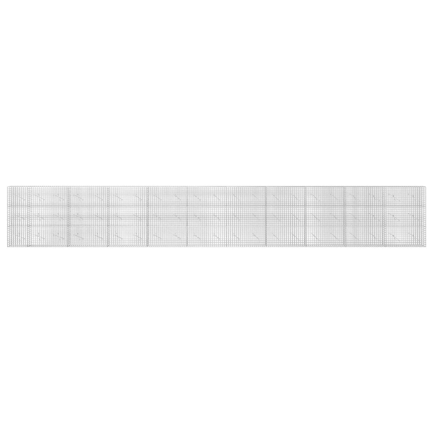 vidaXL Γκαμπιόν με Σύρμα 3,5 mm και Πλέγμα 5x5 cm 1050x10x150 εκ