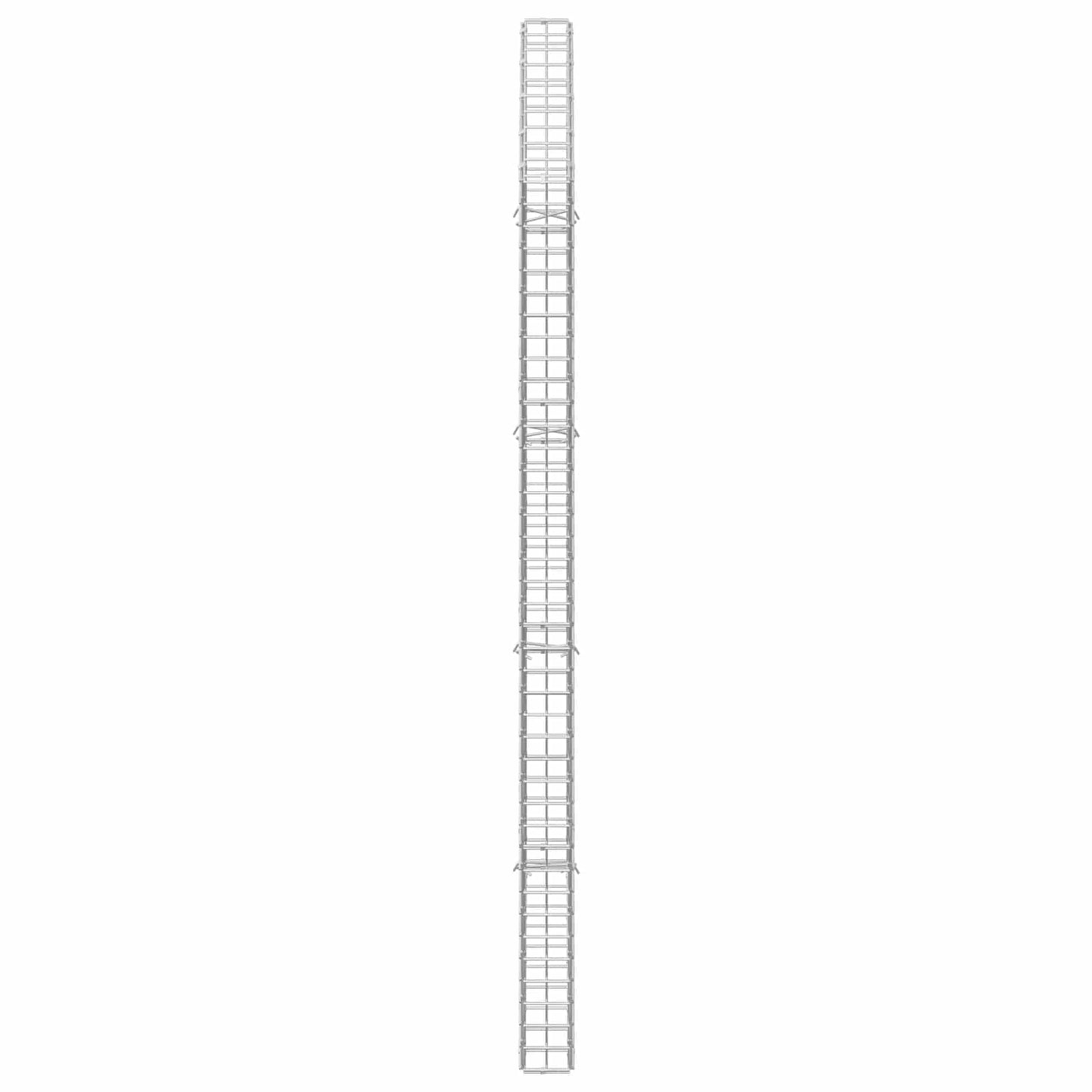 vidaXL Γκαμπιόν με Σύρμα 3,5 mm και Πλέγμα 5x5 cm 50x10x200 εκ