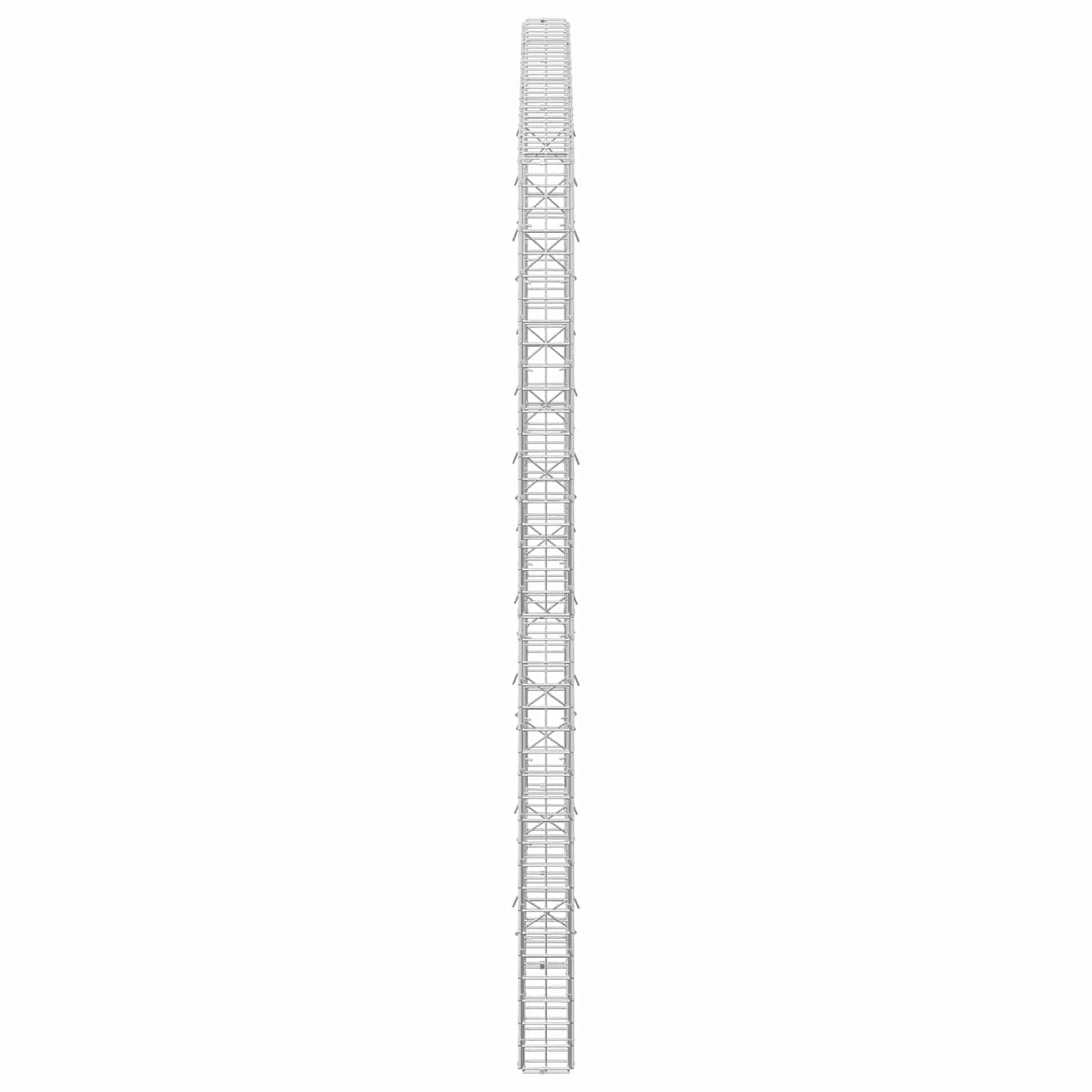 vidaXL Γκαμπιόν με Σύρμα 3,5 mm και Πλέγμα 5x5 cm 150x10x200 εκ