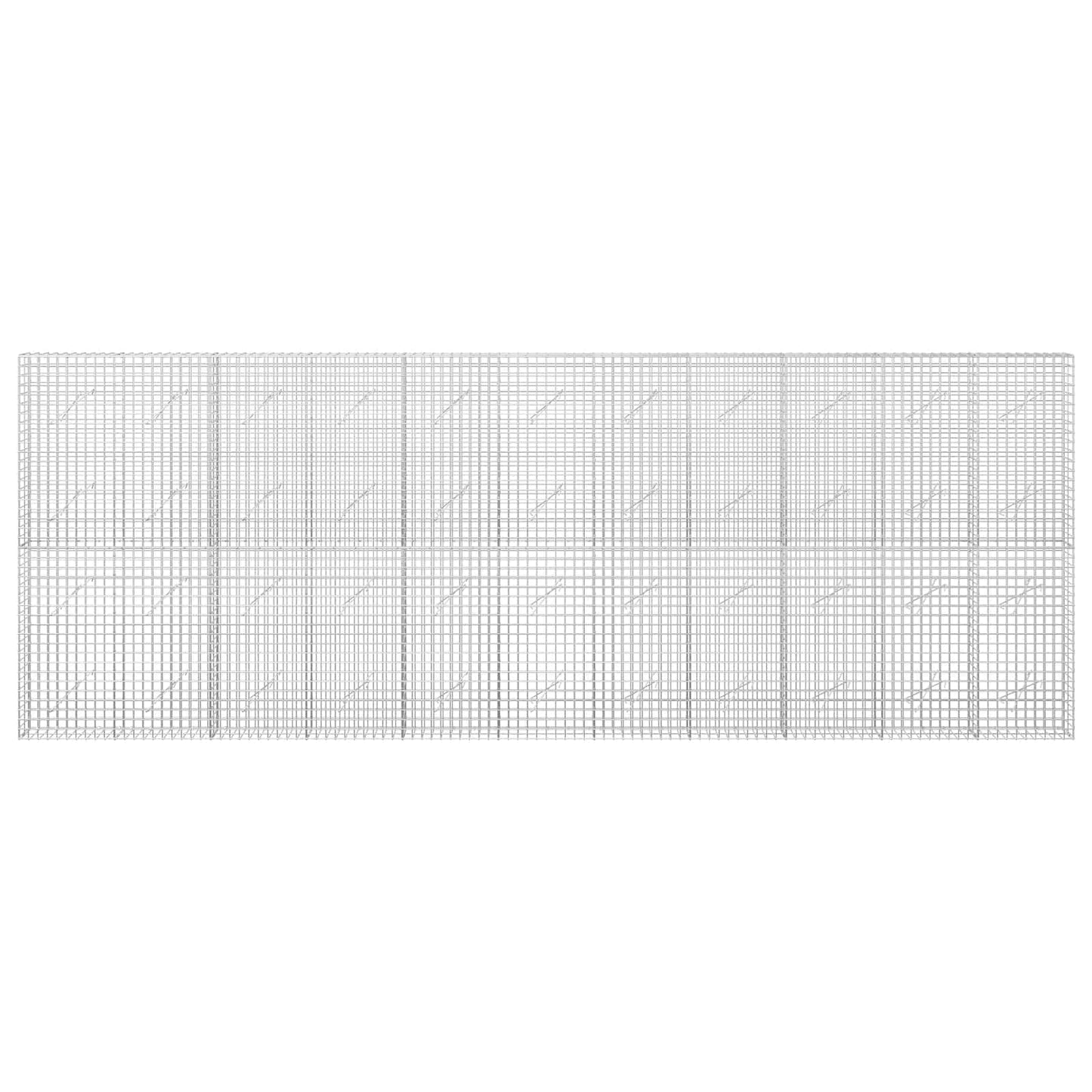 vidaXL Γκαμπιόν με Σύρμα 3,5 mm και Πλέγμα 5x5 cm 550x10x200 εκ