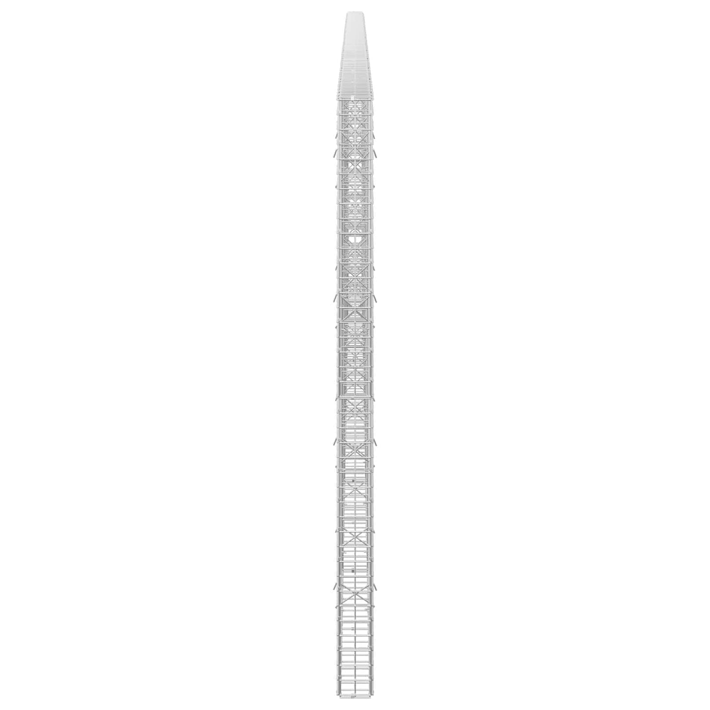 vidaXL Γκαμπιόν με Σύρμα 3,5 mm και Πλέγμα 5x5 cm 600x10x200 εκ