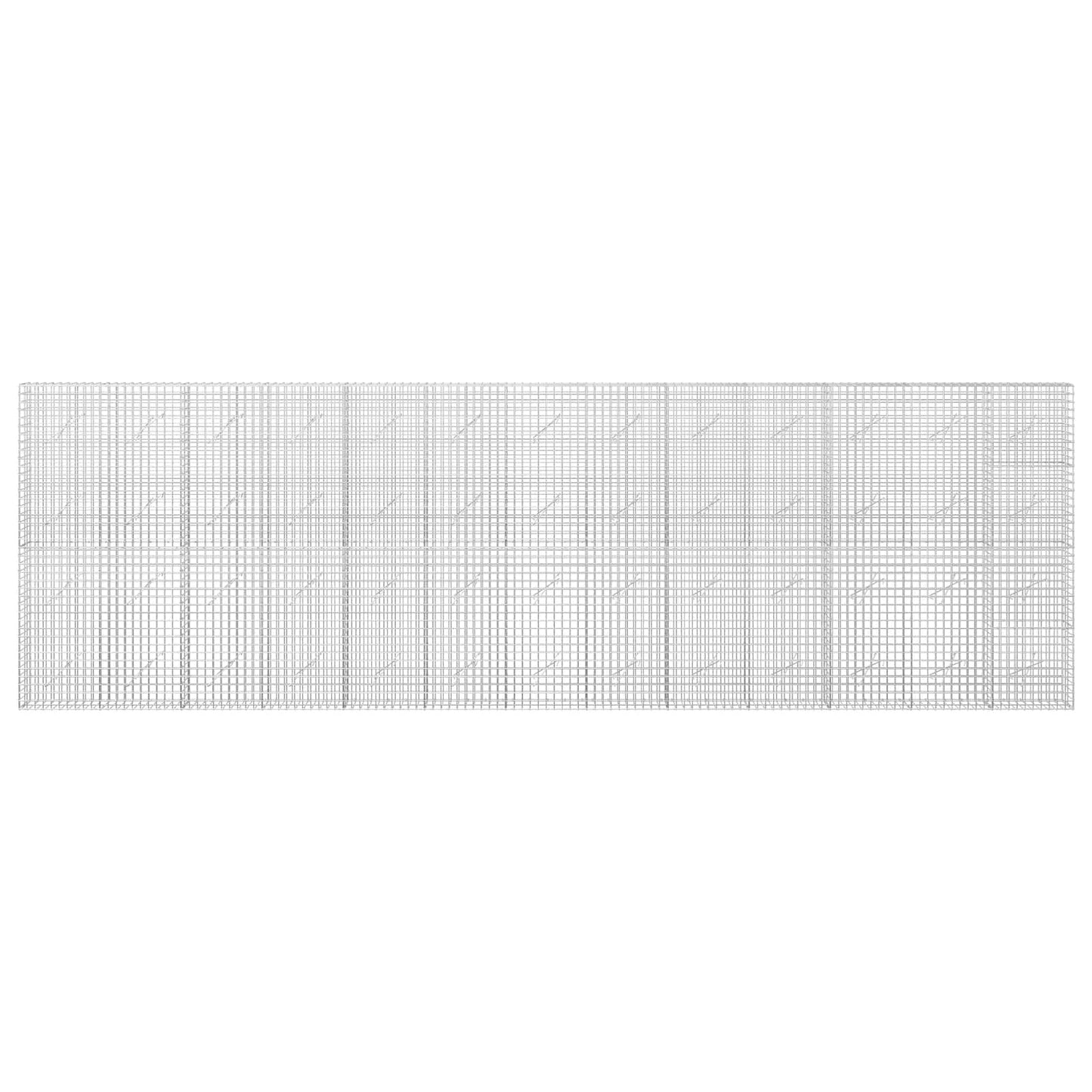 vidaXL Γκαμπιόν με Σύρμα 3,5 mm και Πλέγμα 5x5 cm 650x10x200 εκ