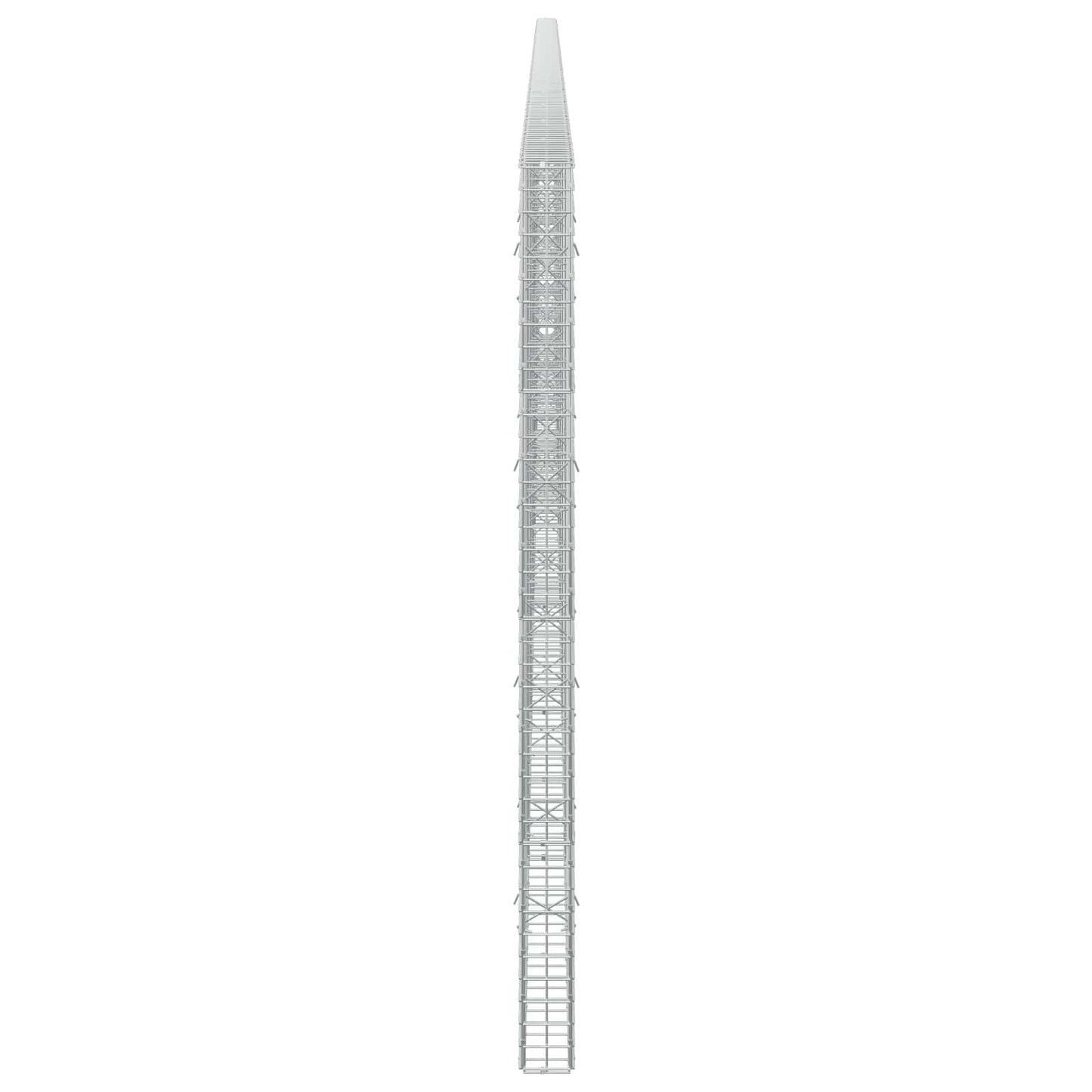 vidaXL Γκαμπιόν με Σύρμα 3,5 mm και Πλέγμα 5x5 cm 800x10x200 εκ