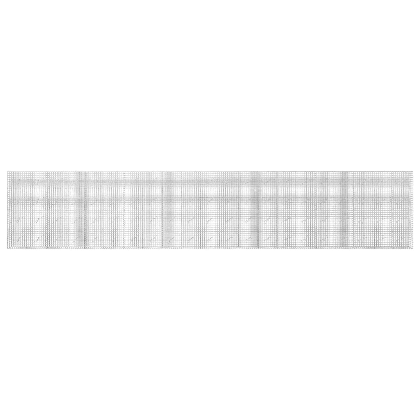 vidaXL Γκαμπιόν με Σύρμα 3,5 mm και Πλέγμα 5x5 cm 1050x10x200 εκ