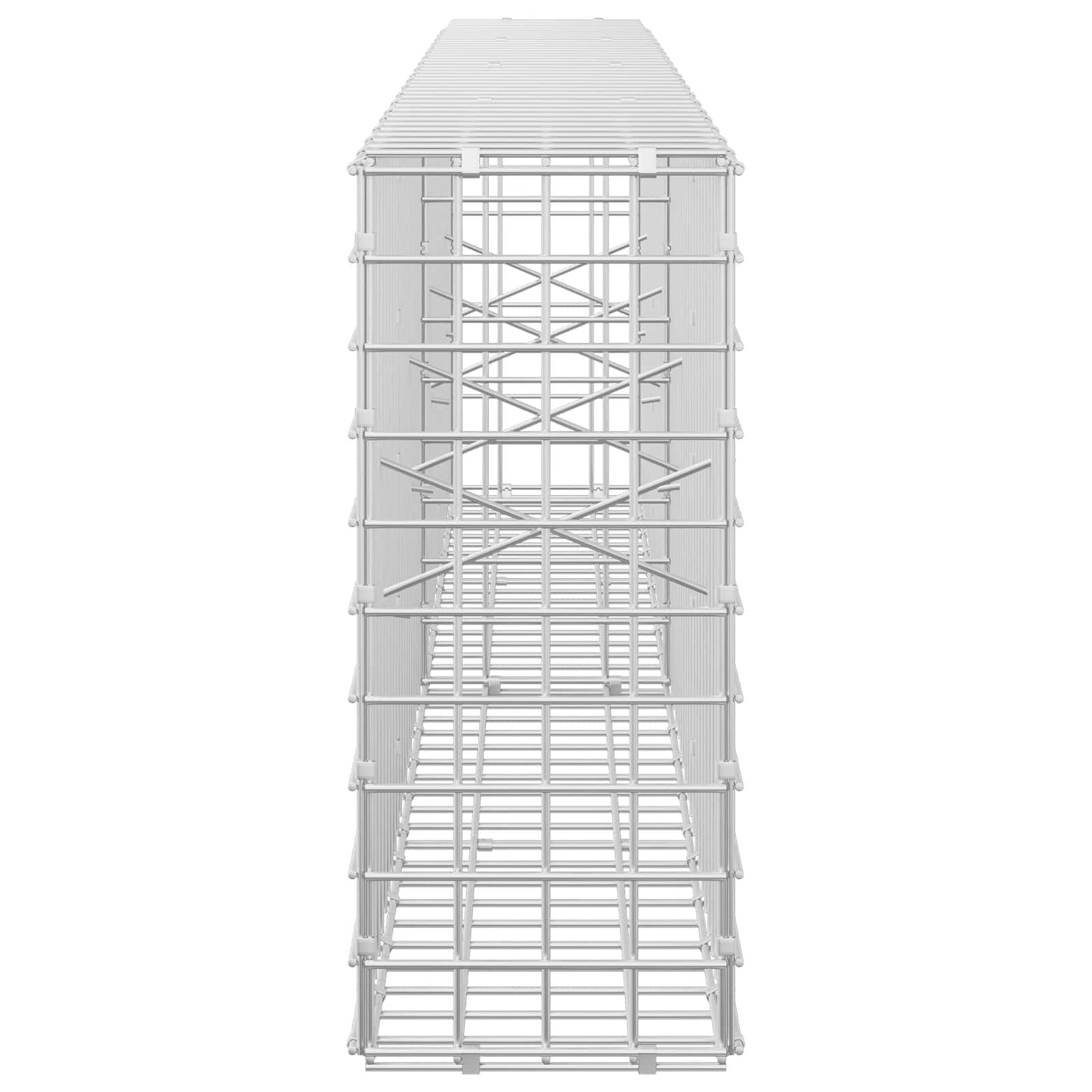 vidaXL Γκαμπιόν με Σύρμα 3,5 mm και Πλέγμα 5x5 cm 200x20x50 εκ