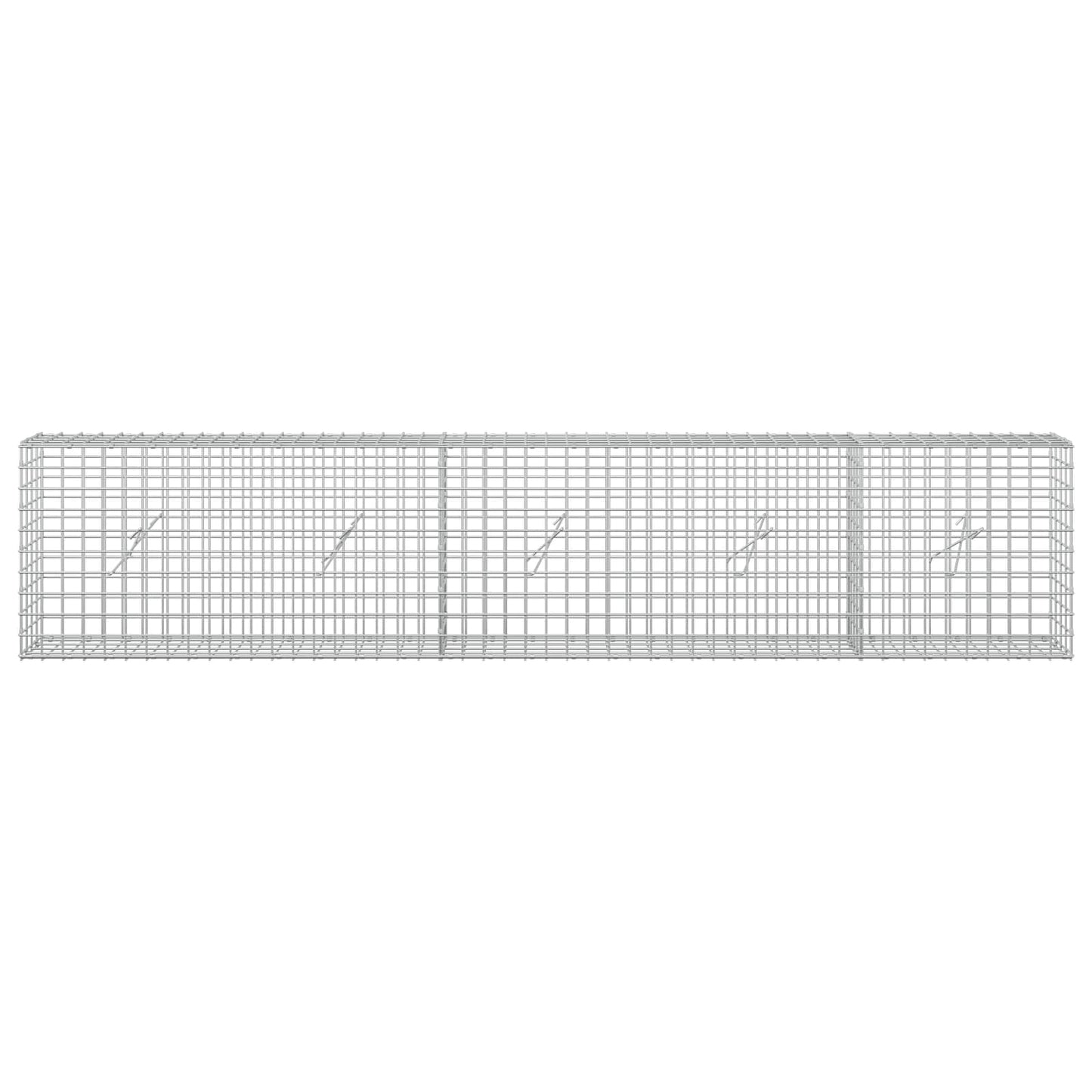 vidaXL Γκαμπιόν με Σύρμα 3,5 mm και Πλέγμα 5x5 cm 250x20x50 εκ
