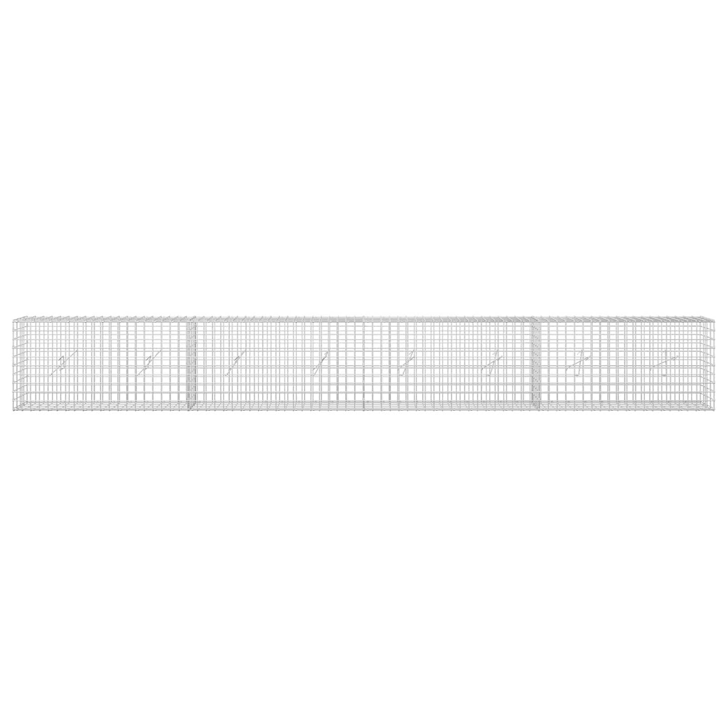 vidaXL Γκαμπιόν με Σύρμα 3,5 mm και Πλέγμα 5x5 cm 400x20x50 εκ