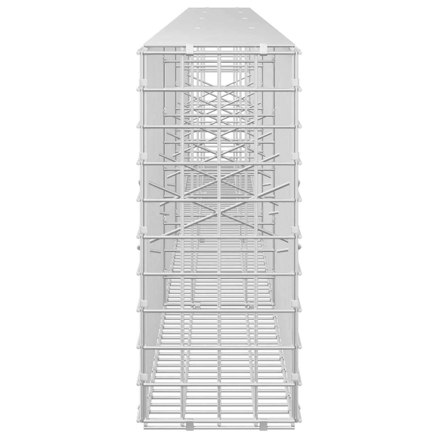 vidaXL Γκαμπιόν με Σύρμα 3,5 mm και Πλέγμα 5x5 cm 400x20x50 εκ