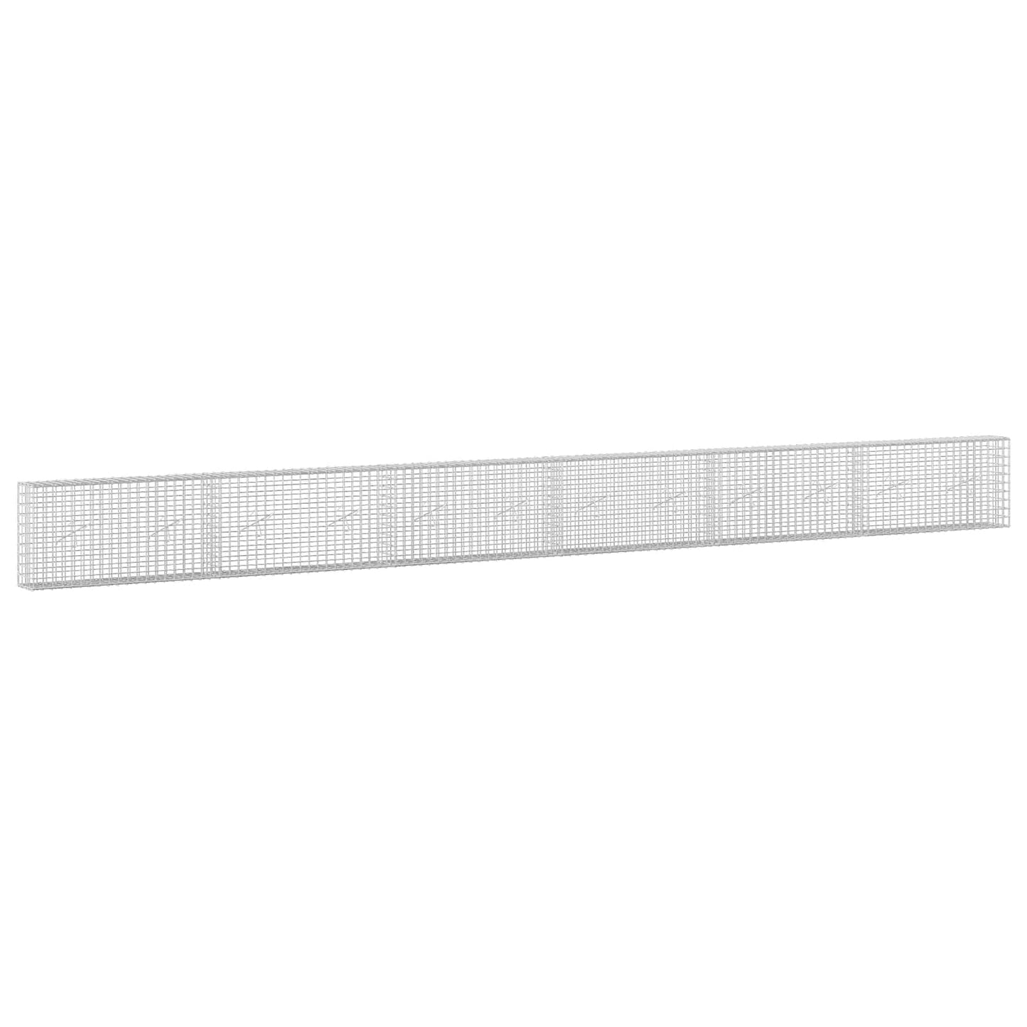 vidaXL Γκαμπιόν με Σύρμα 3,5 mm και Πλέγμα 5x5 cm 600x20x50 εκ