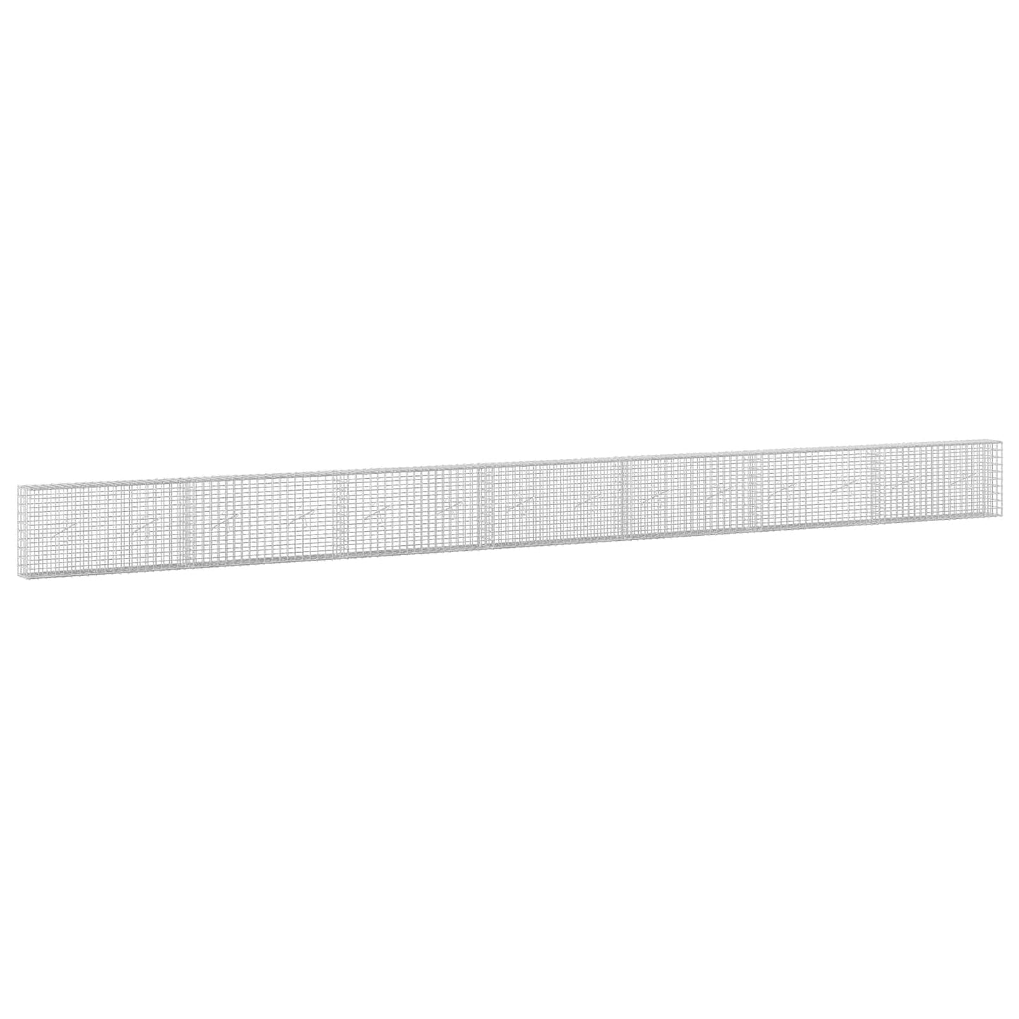 vidaXL Γκαμπιόν με Σύρμα 3,5 mm και Πλέγμα 5x5 cm 700x20x50 εκ
