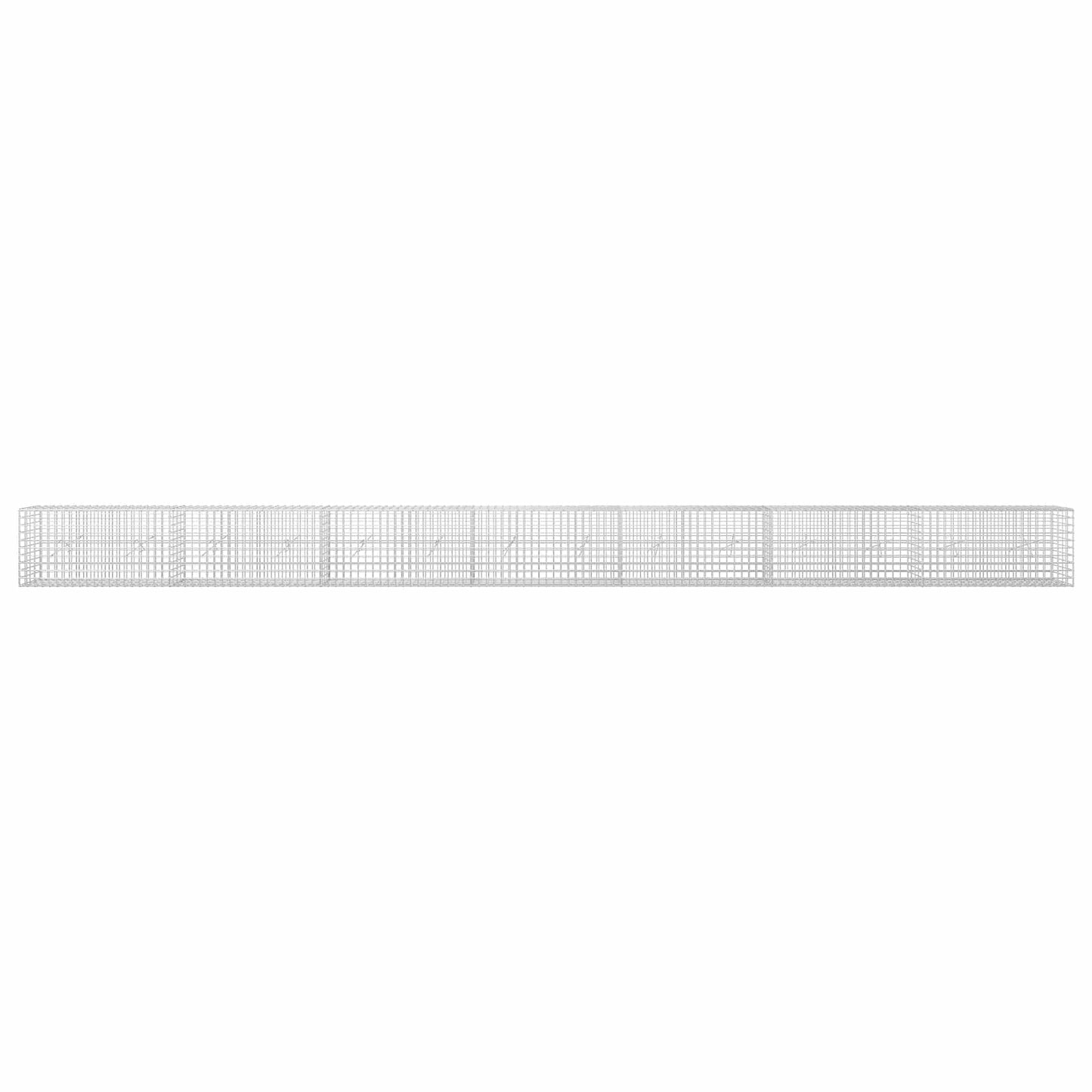 vidaXL Γκαμπιόν με Σύρμα 3,5 mm και Πλέγμα 5x5 cm 700x20x50 εκ