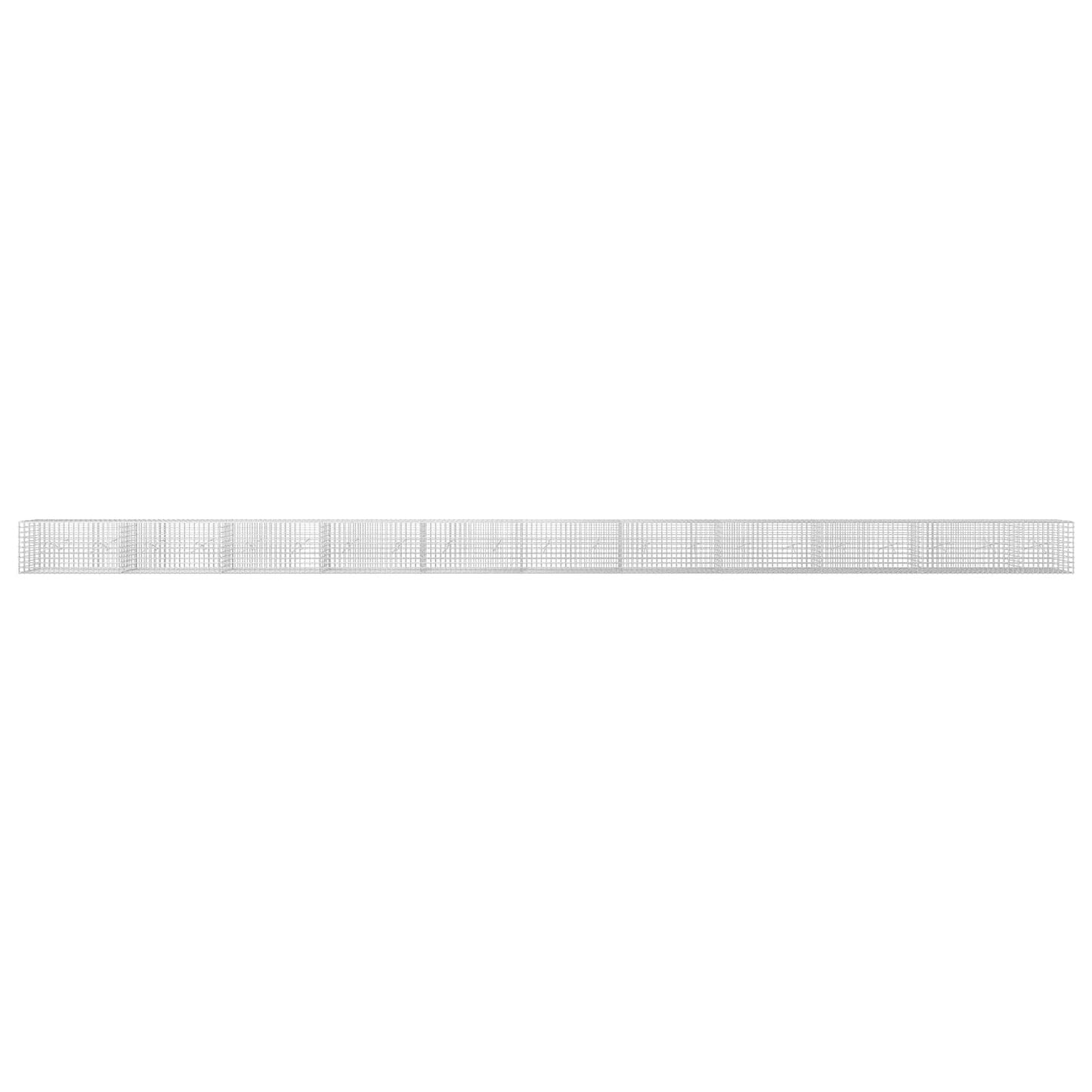 vidaXL Γκαμπιόν με Σύρμα 3,5 mm και Πλέγμα 5x5 cm 1050x20x50 εκ