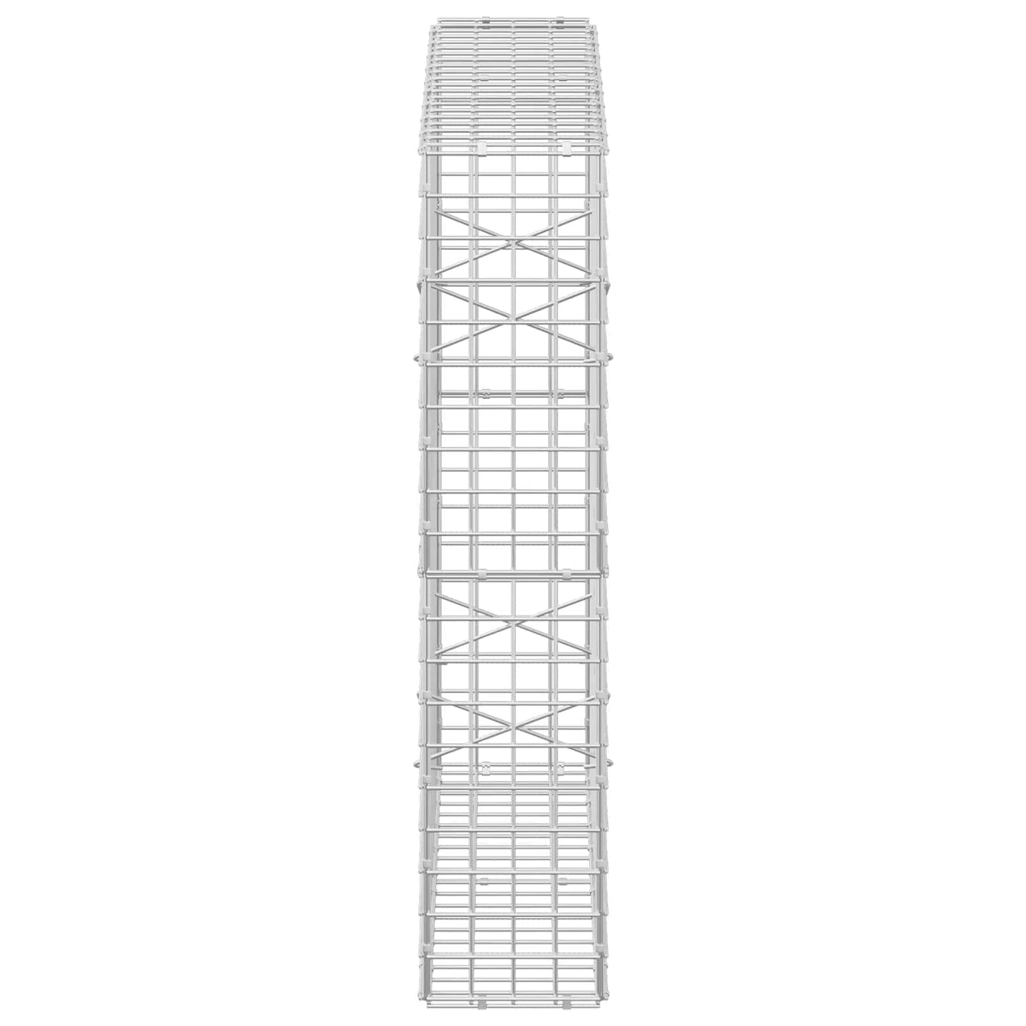 vidaXL Γκαμπιόν με Σύρμα 3,5 mm και Πλέγμα 5x5 cm 100x20x100 εκ.
