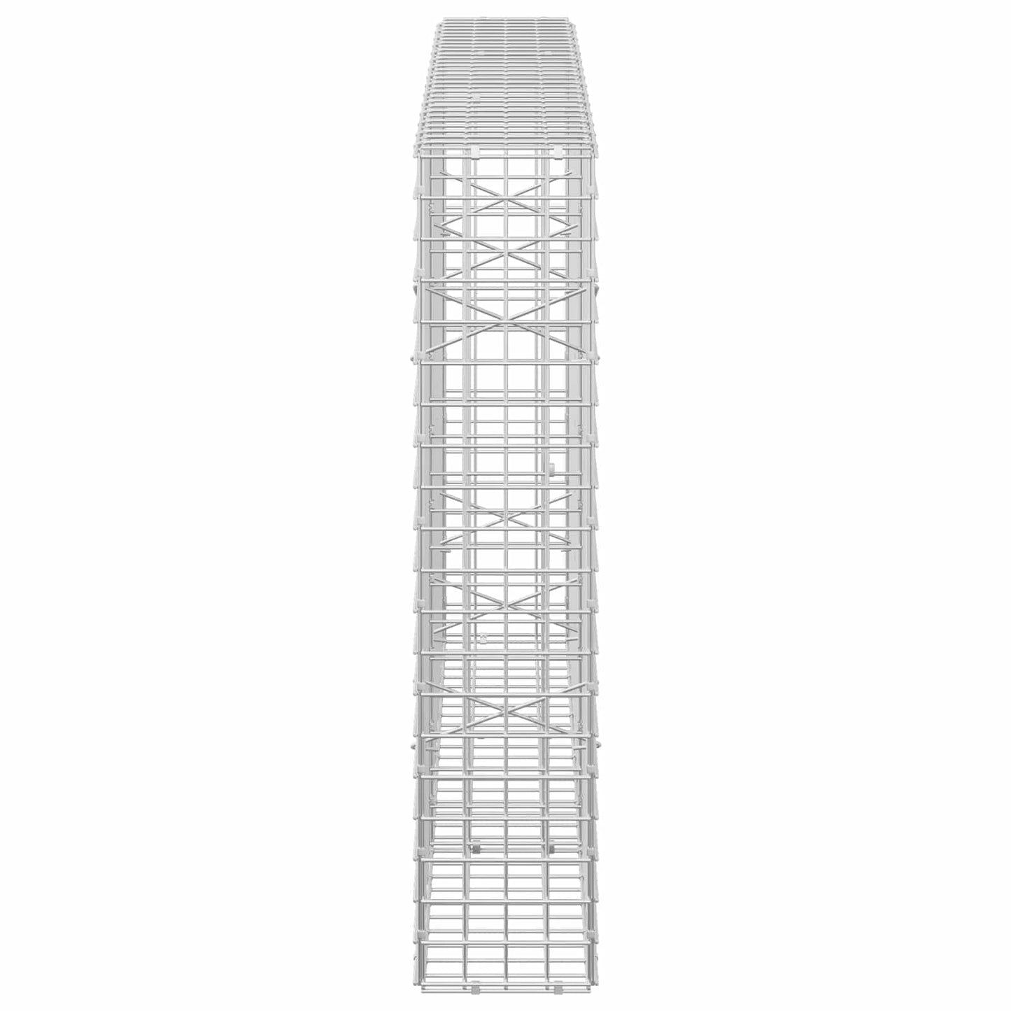 vidaXL Γκαμπιόν με Σύρμα 3,5 mm και Πλέγμα 5x5 cm 150x20x100 εκ