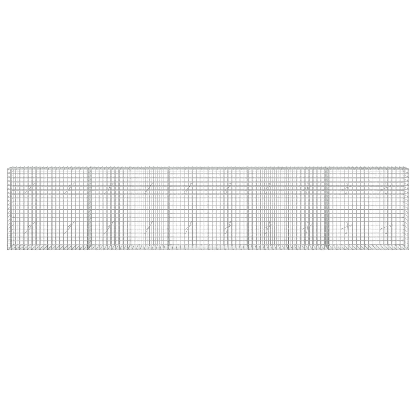 vidaXL Γκαμπιόν με Σύρμα 3,5 mm και Πλέγμα 5x5 cm 500x20x100 εκ