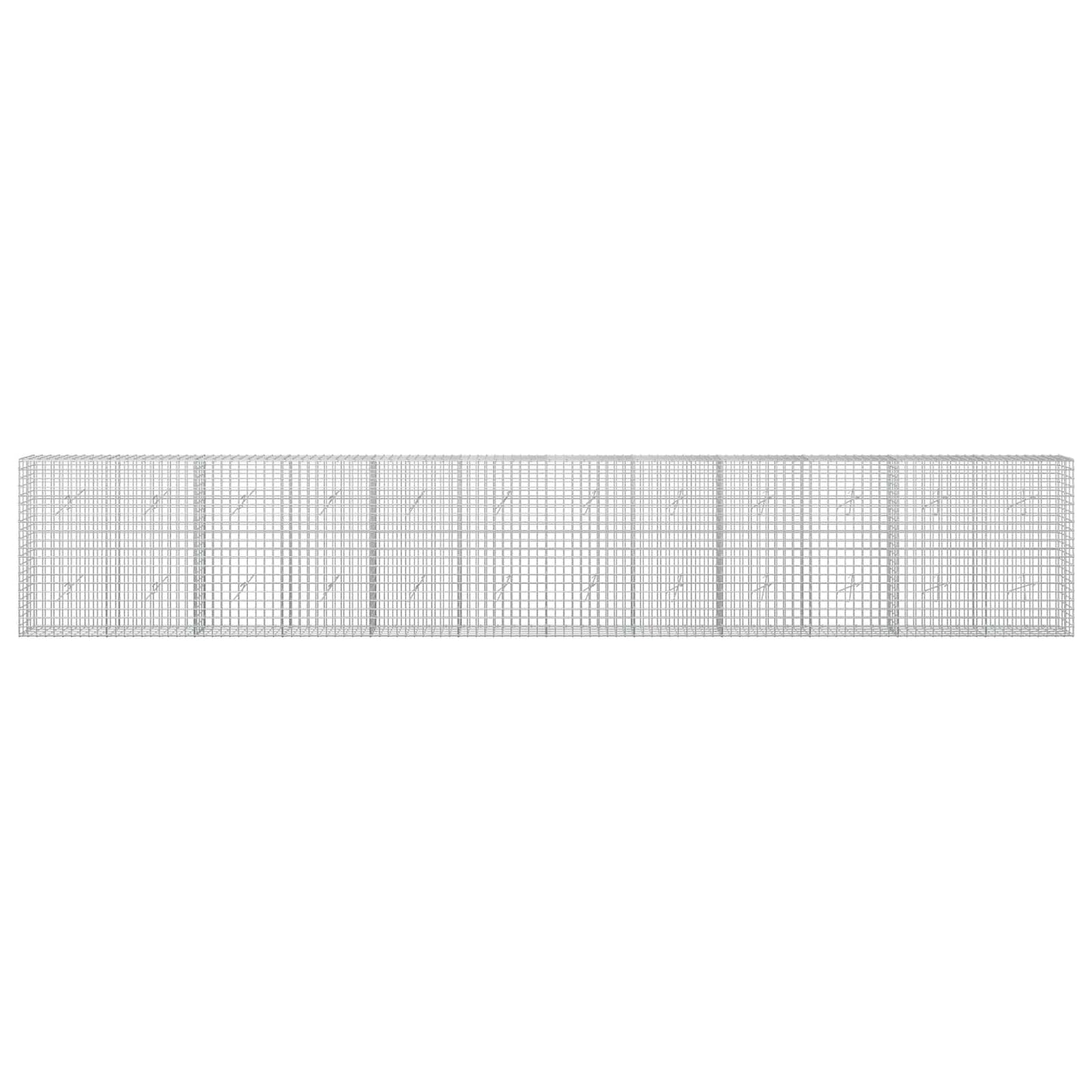 vidaXL Γκαμπιόν με Σύρμα 3,5 mm και Πλέγμα 5x5 cm 600x20x100 εκ