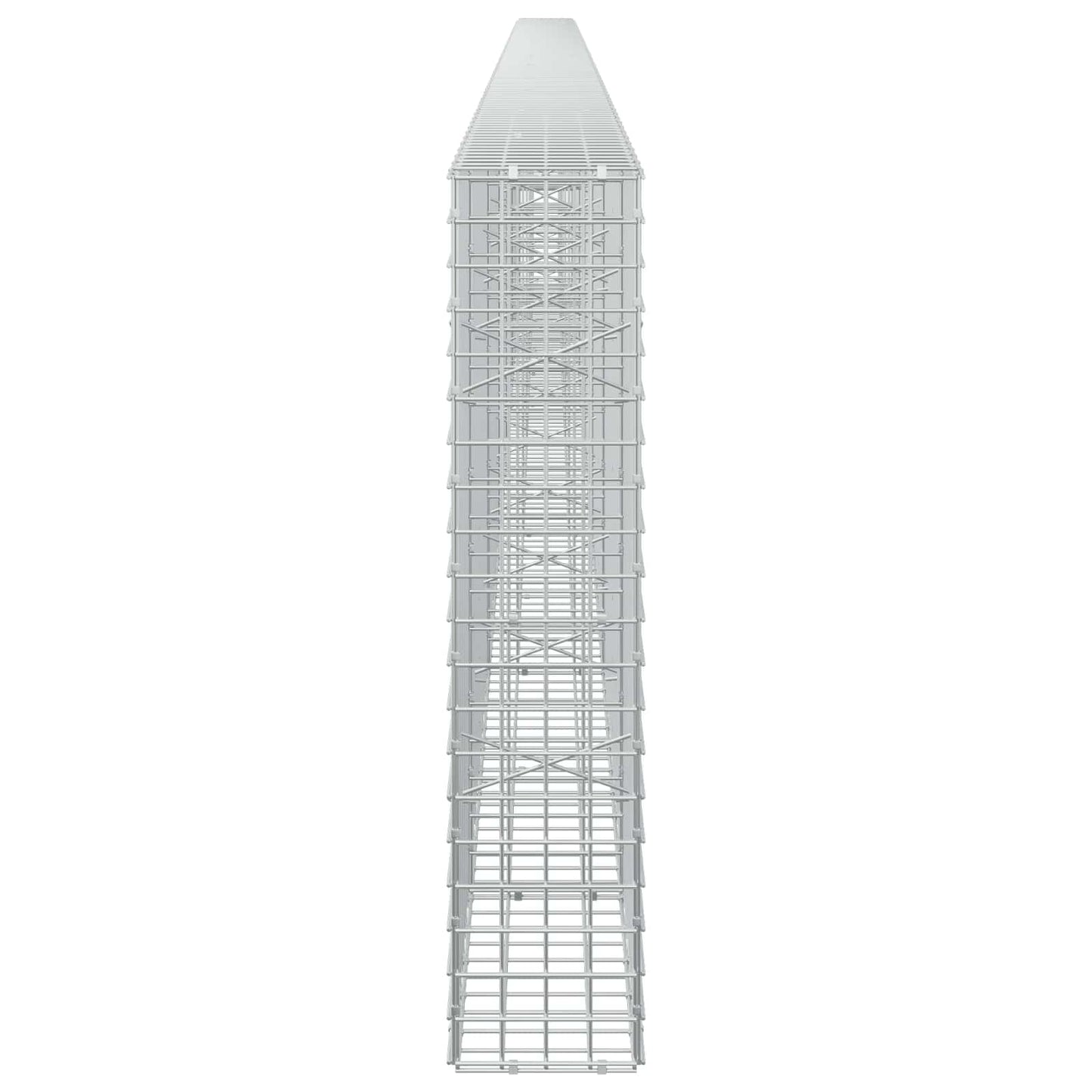 vidaXL Γκαμπιόν με Σύρμα 3,5 mm και Πλέγμα 5x5 cm 650x20x100 εκ