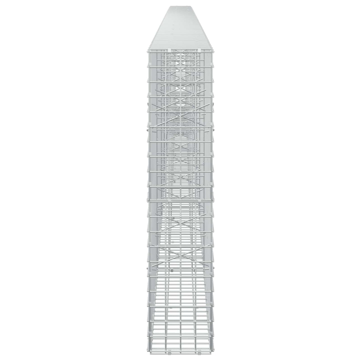 vidaXL Γκαμπιόν με Σύρμα 3,5 mm και Πλέγμα 5x5 cm 700x20x100 εκ