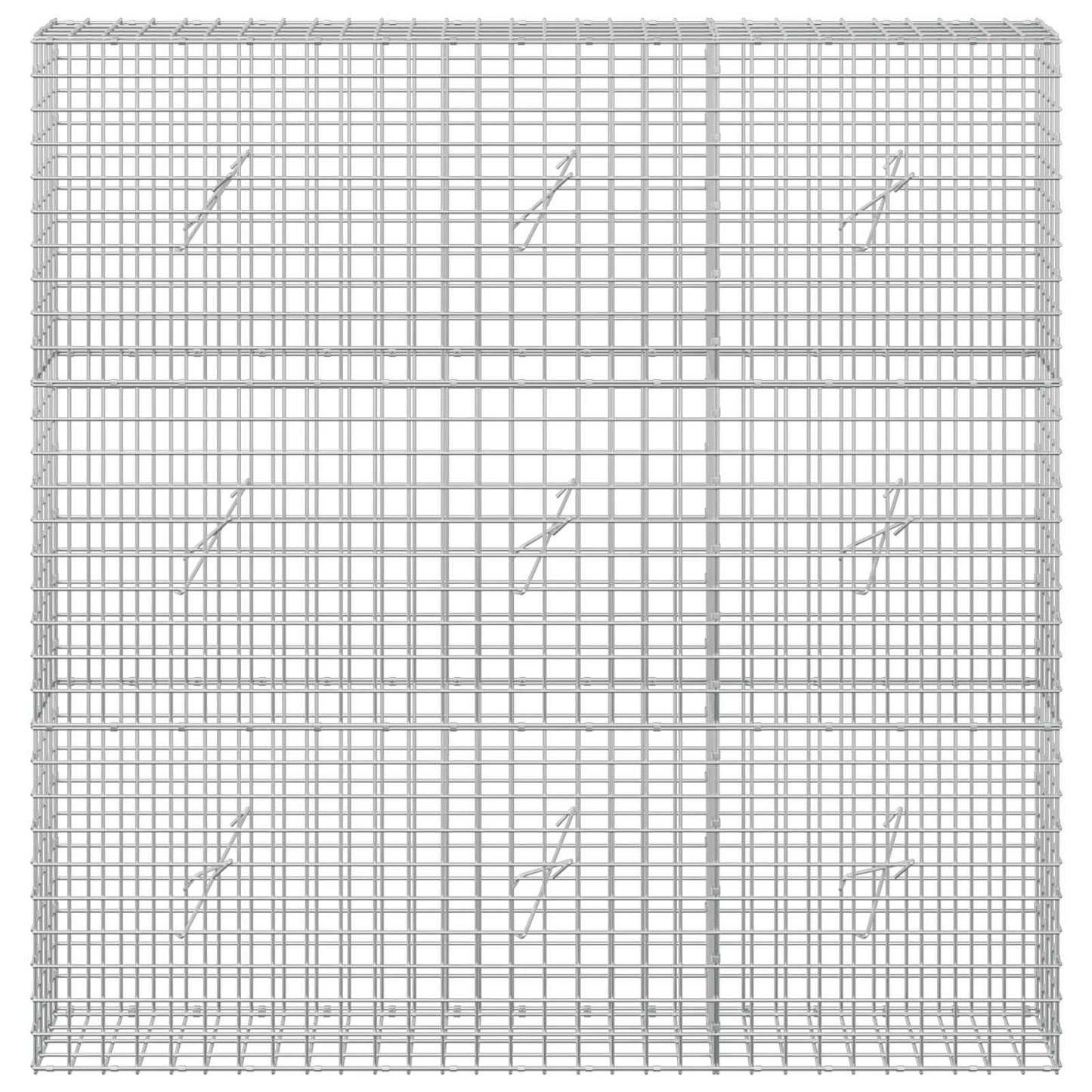 vidaXL Γκαμπιόν με Σύρμα 3,5 mm και Πλέγμα 5x5 cm 150x20x150 εκ