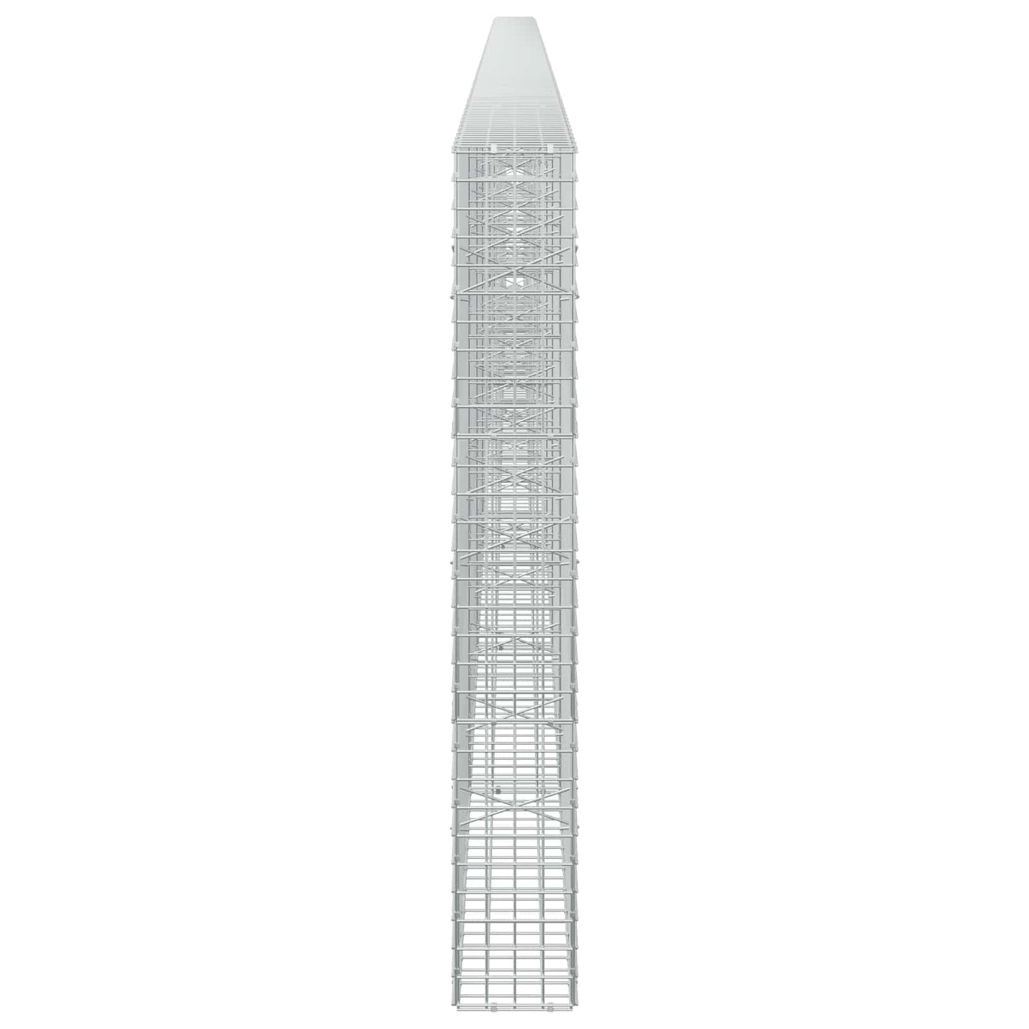 vidaXL Γκαμπιόν με Σύρμα 3,5 mm και Πλέγμα 5x5 cm 800x20x150 εκ
