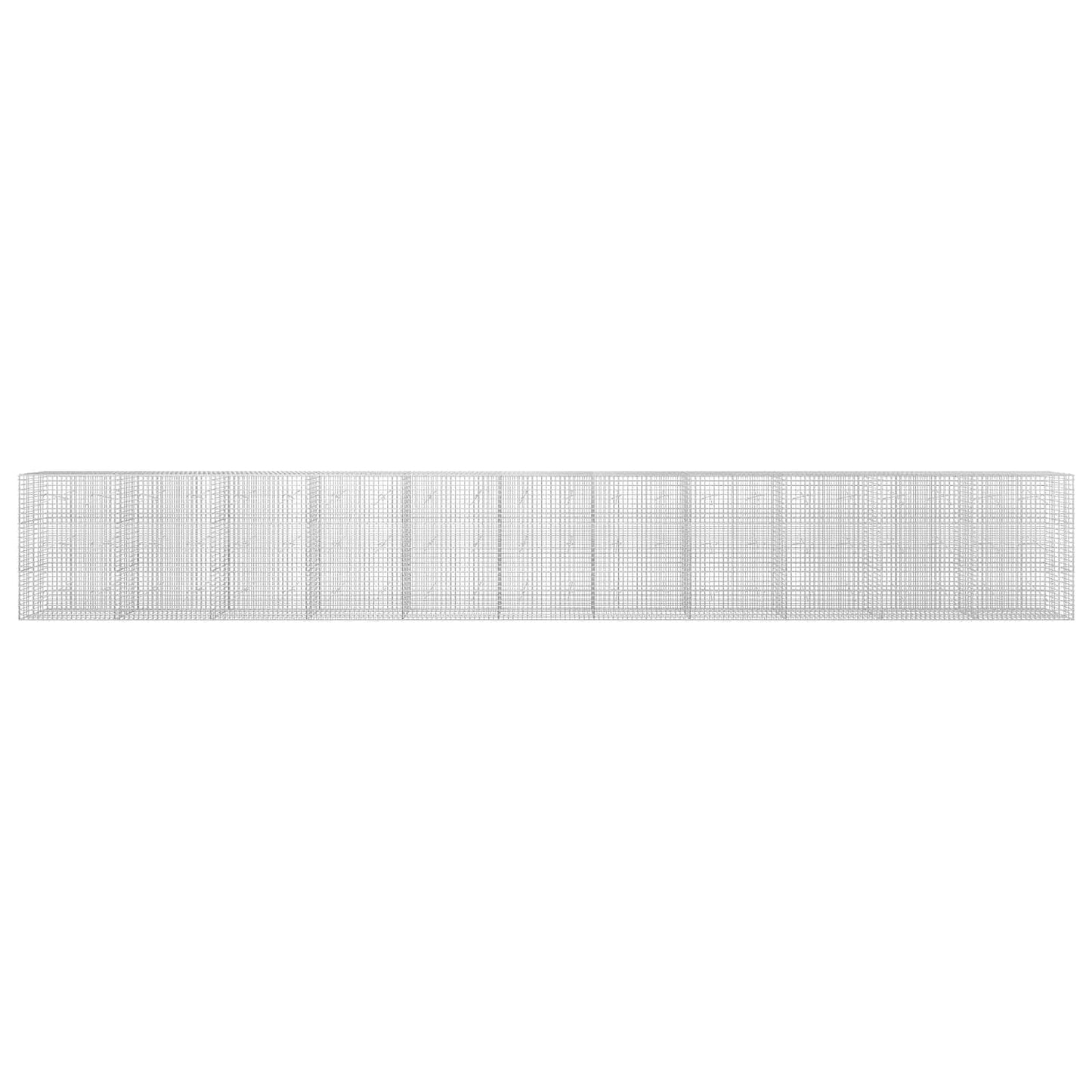 vidaXL Γκαμπιόν με Σύρμα 3,5 mm και Πλέγμα 5x5 cm 1100x20x150 εκ