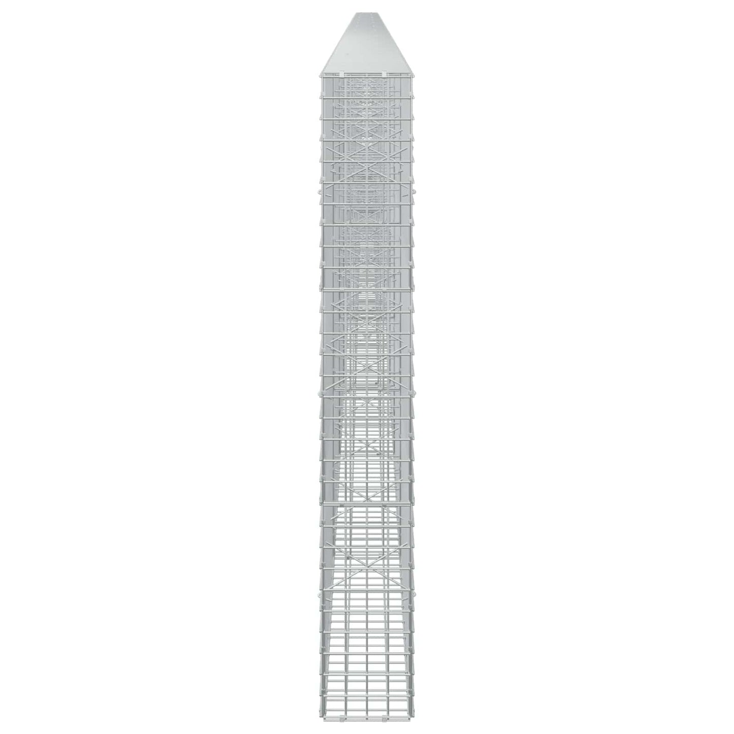 vidaXL Γκαμπιόν με Σύρμα 3,5 mm και Πλέγμα 5x5 cm 1100x20x150 εκ