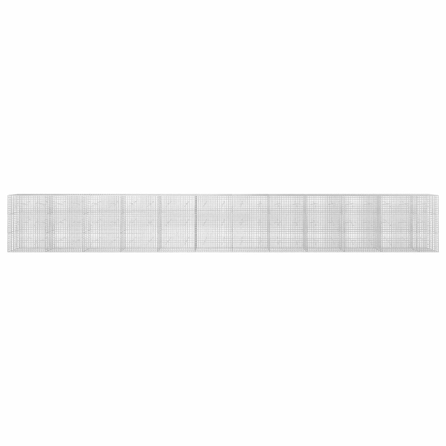 vidaXL Γκαμπιόν με Σύρμα 3,5 mm και Πλέγμα 5x5 cm 1150x20x150 εκ