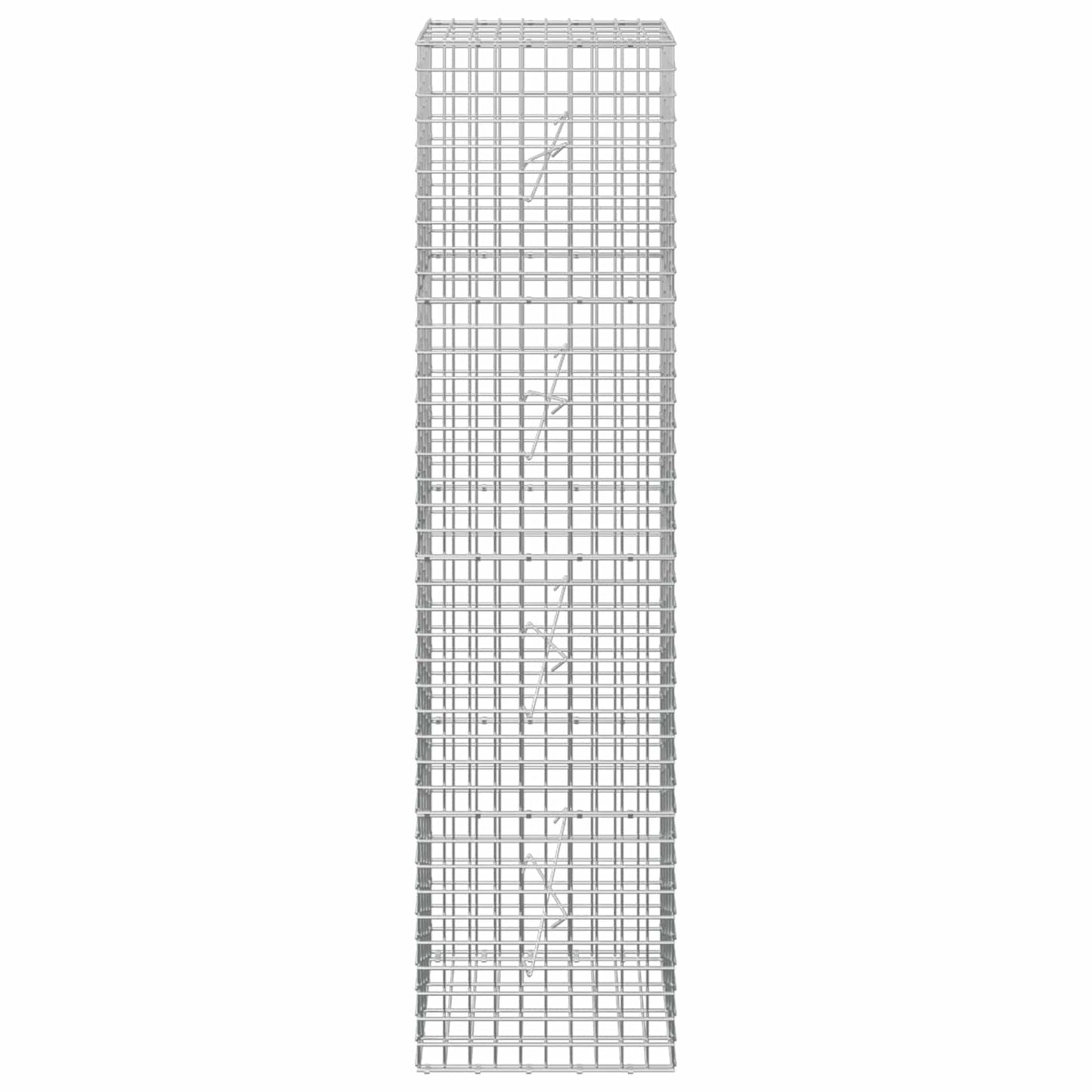 vidaXL Γκαμπιόν με Σύρμα 3,5 mm και Πλέγμα 5x5 cm 50x20x200 εκ