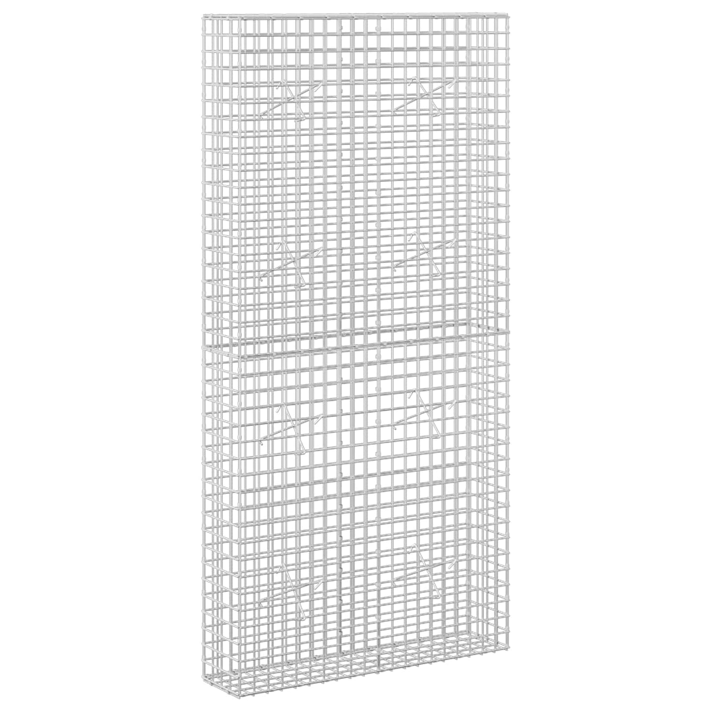 vidaXL Γκαμπιόν με Σύρμα 3,5 mm και Πλέγμα 5x5 cm 100x20x200 εκ
