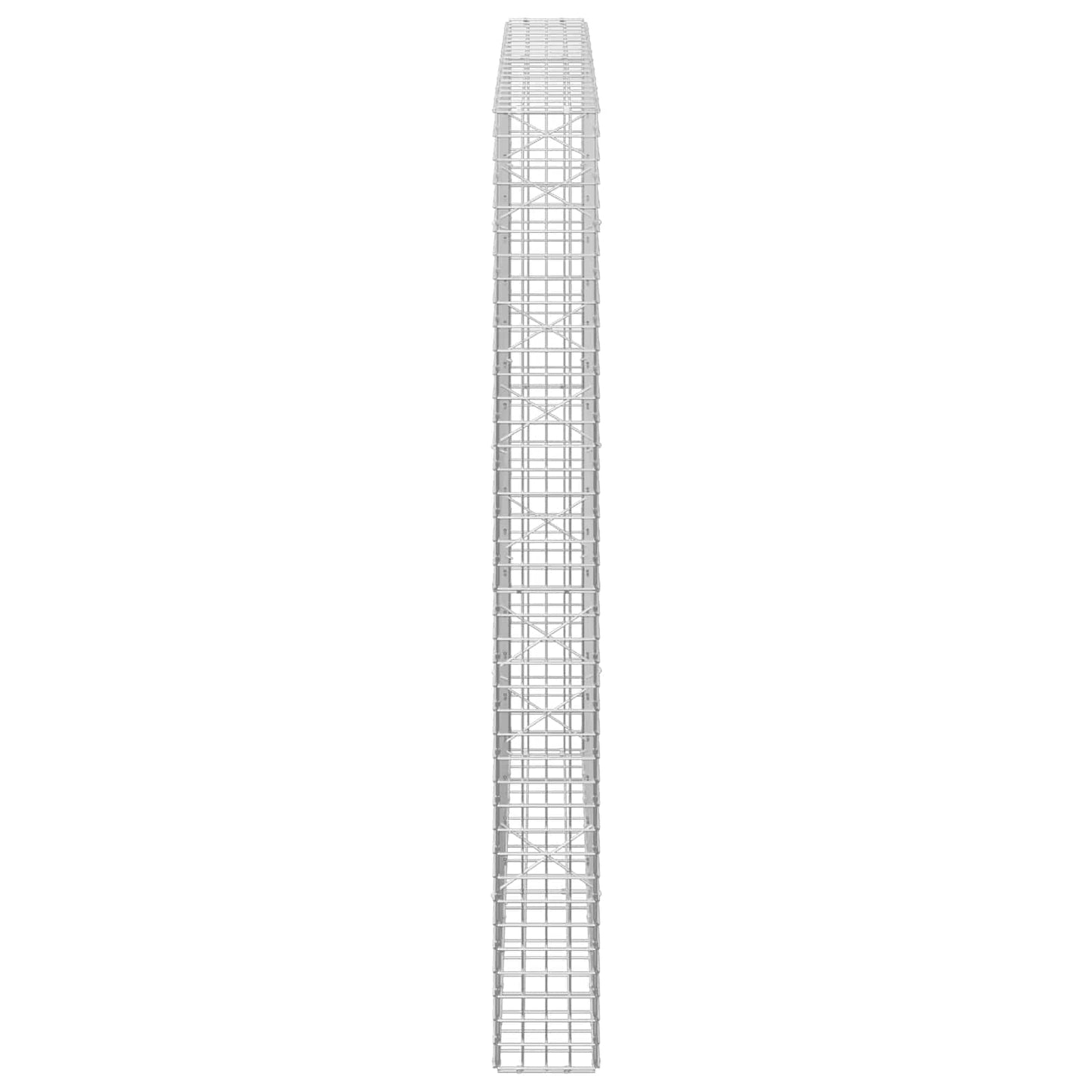 vidaXL Γκαμπιόν με Σύρμα 3,5 mm και Πλέγμα 5x5 cm 100x20x200 εκ