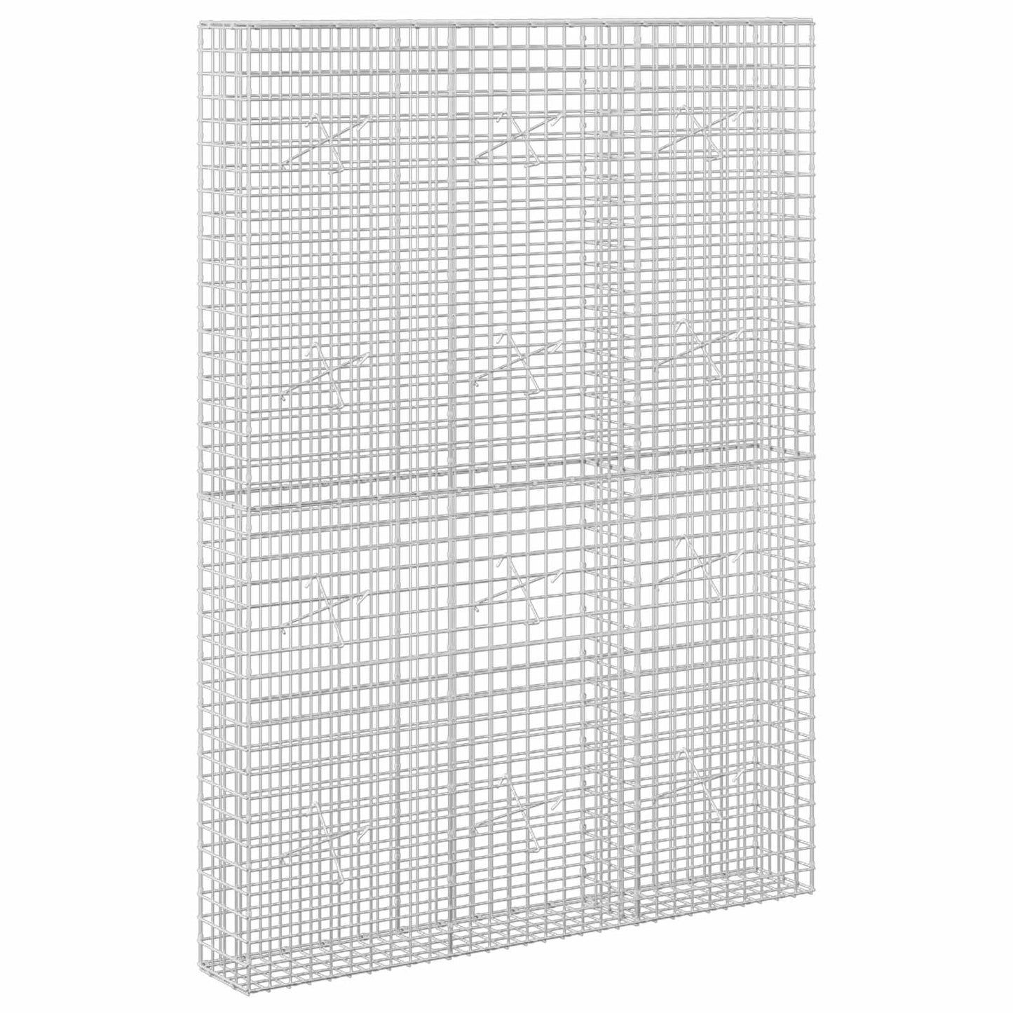 vidaXL Γκαμπιόν με Σύρμα 3,5 mm και Πλέγμα 5x5 cm 150x20x200 εκ