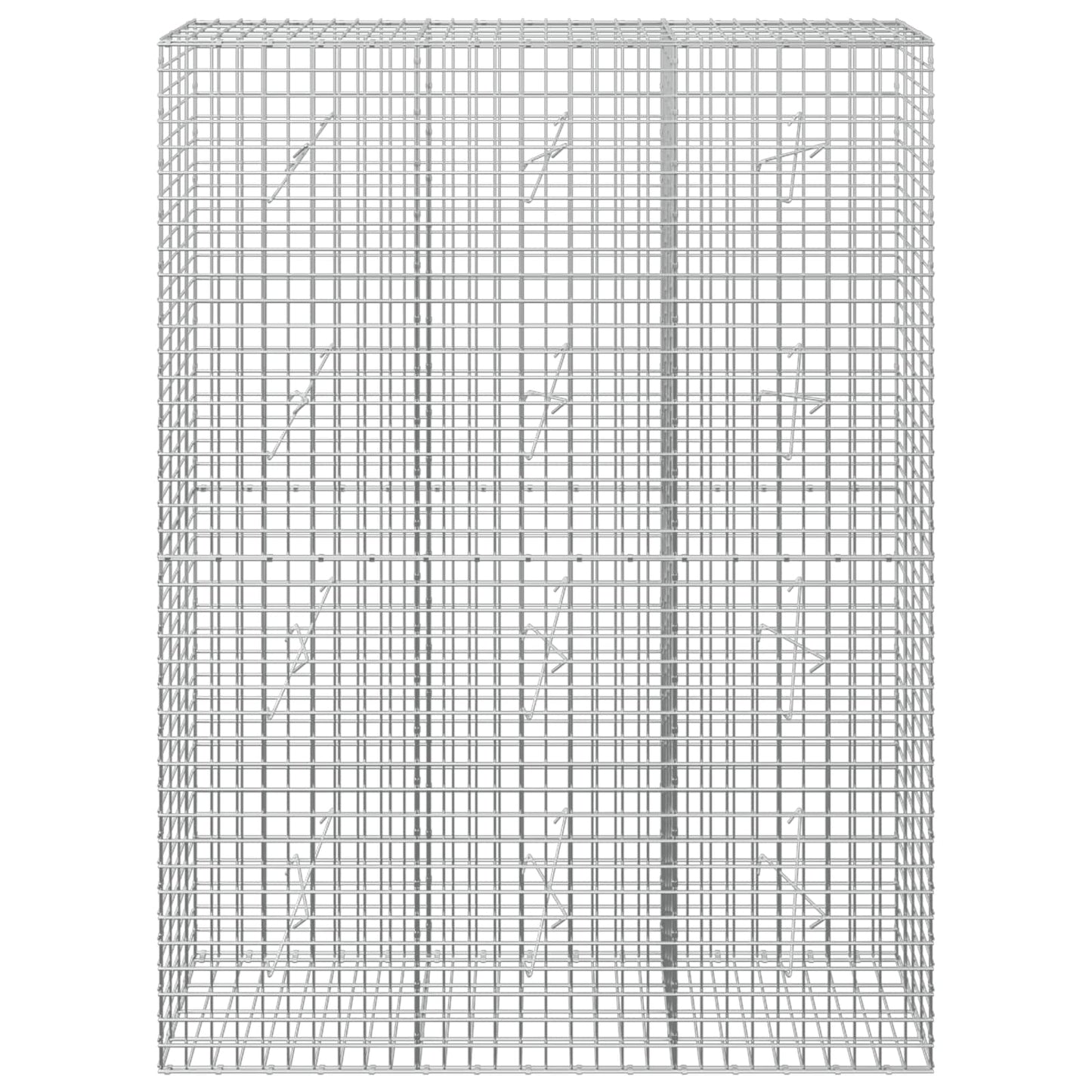 vidaXL Γκαμπιόν με Σύρμα 3,5 mm και Πλέγμα 5x5 cm 150x20x200 εκ