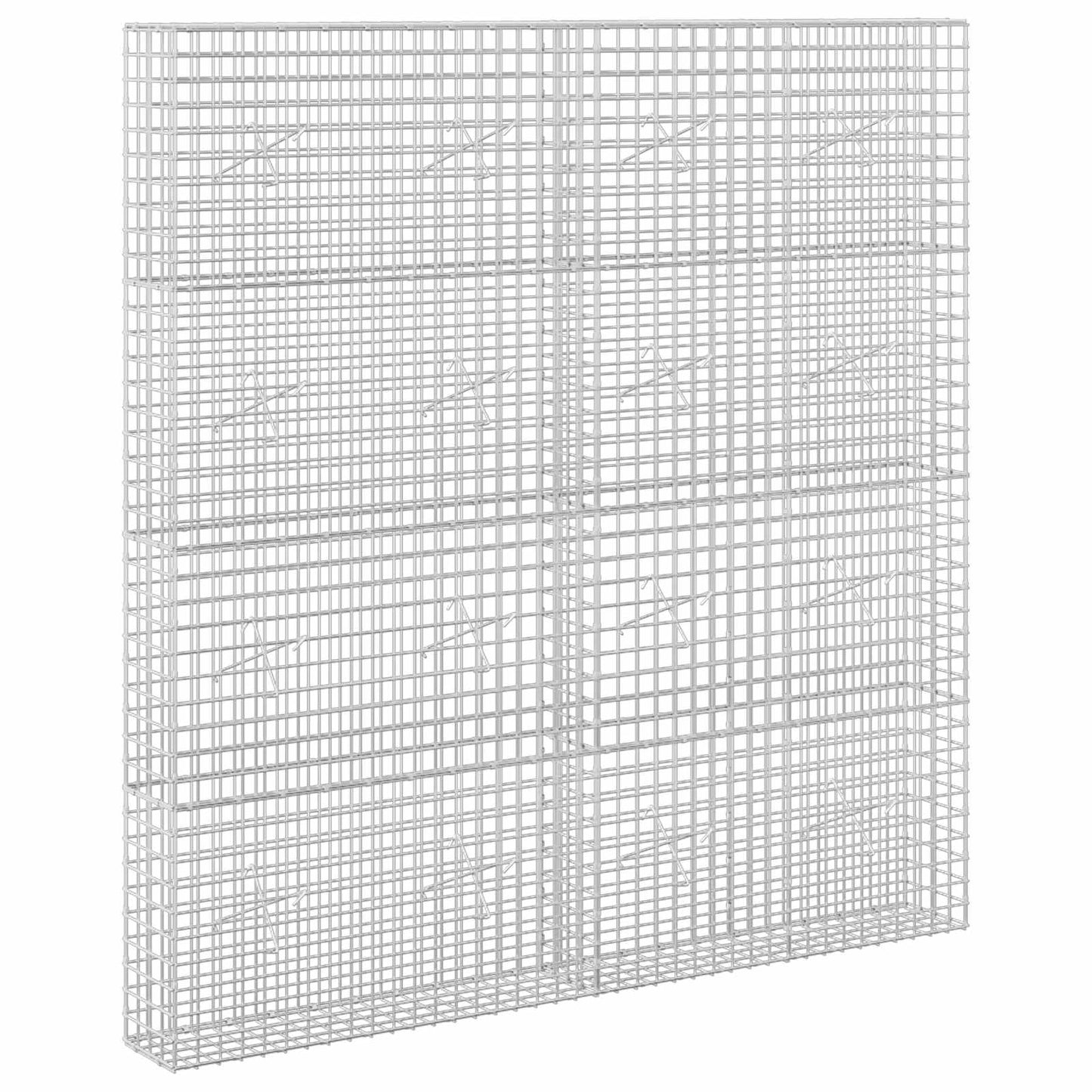 vidaXL Γκαμπιόν με Σύρμα 3,5 mm και Πλέγμα 5x5 cm 200x20x200 εκ