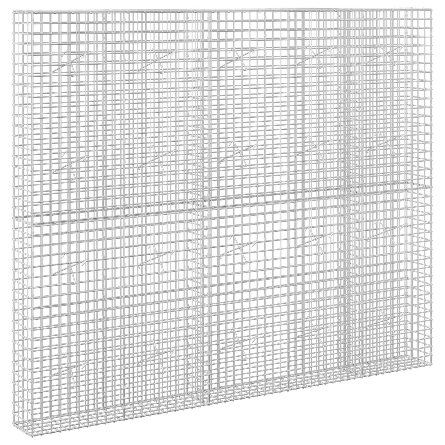 vidaXL Γκαμπιόν με Σύρμα 3,5 mm και Πλέγμα 5x5 cm 250x20x200 εκ.