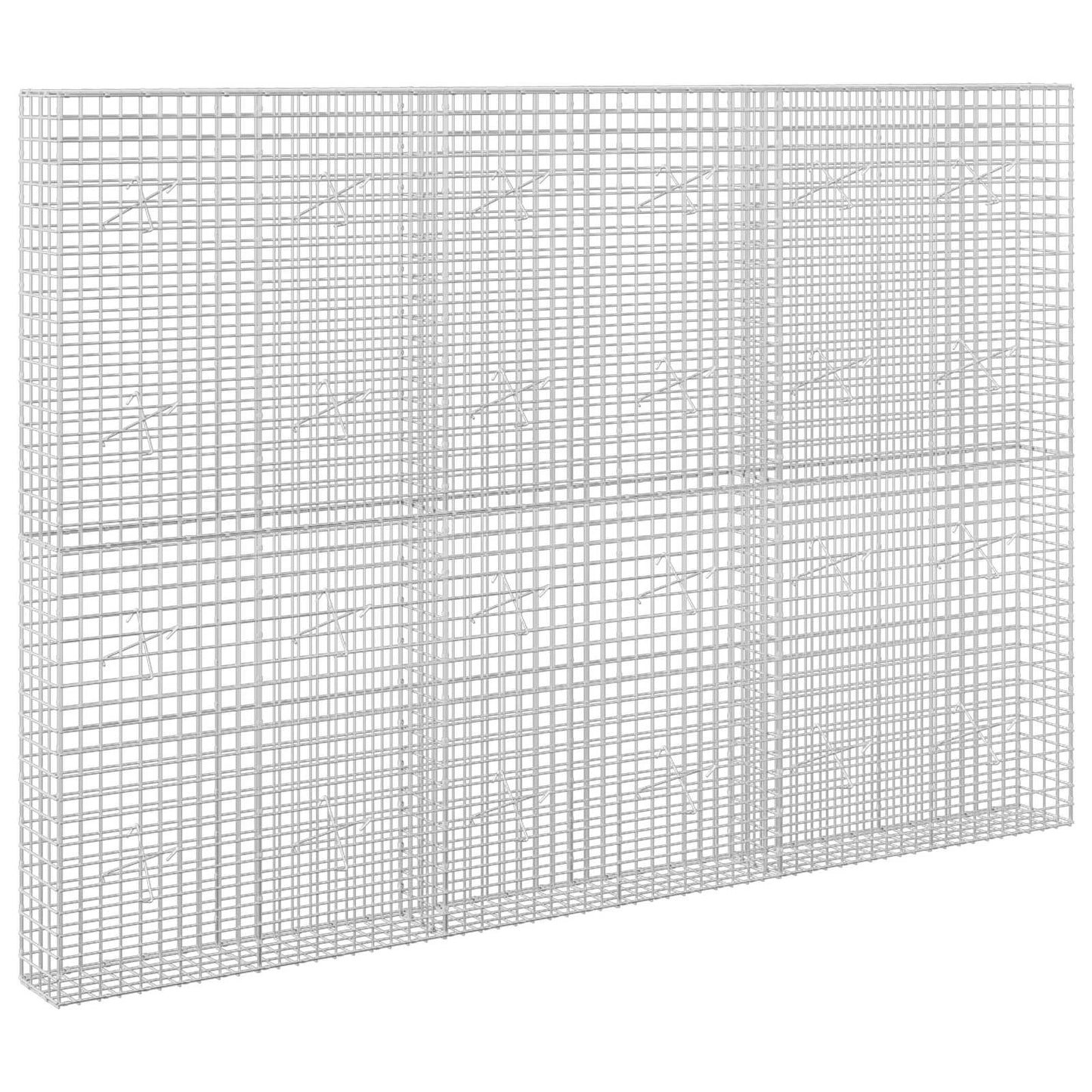 vidaXL Γκαμπιόν με Σύρμα 3,5 mm και Πλέγμα 5x5 cm 300x20x200 εκ