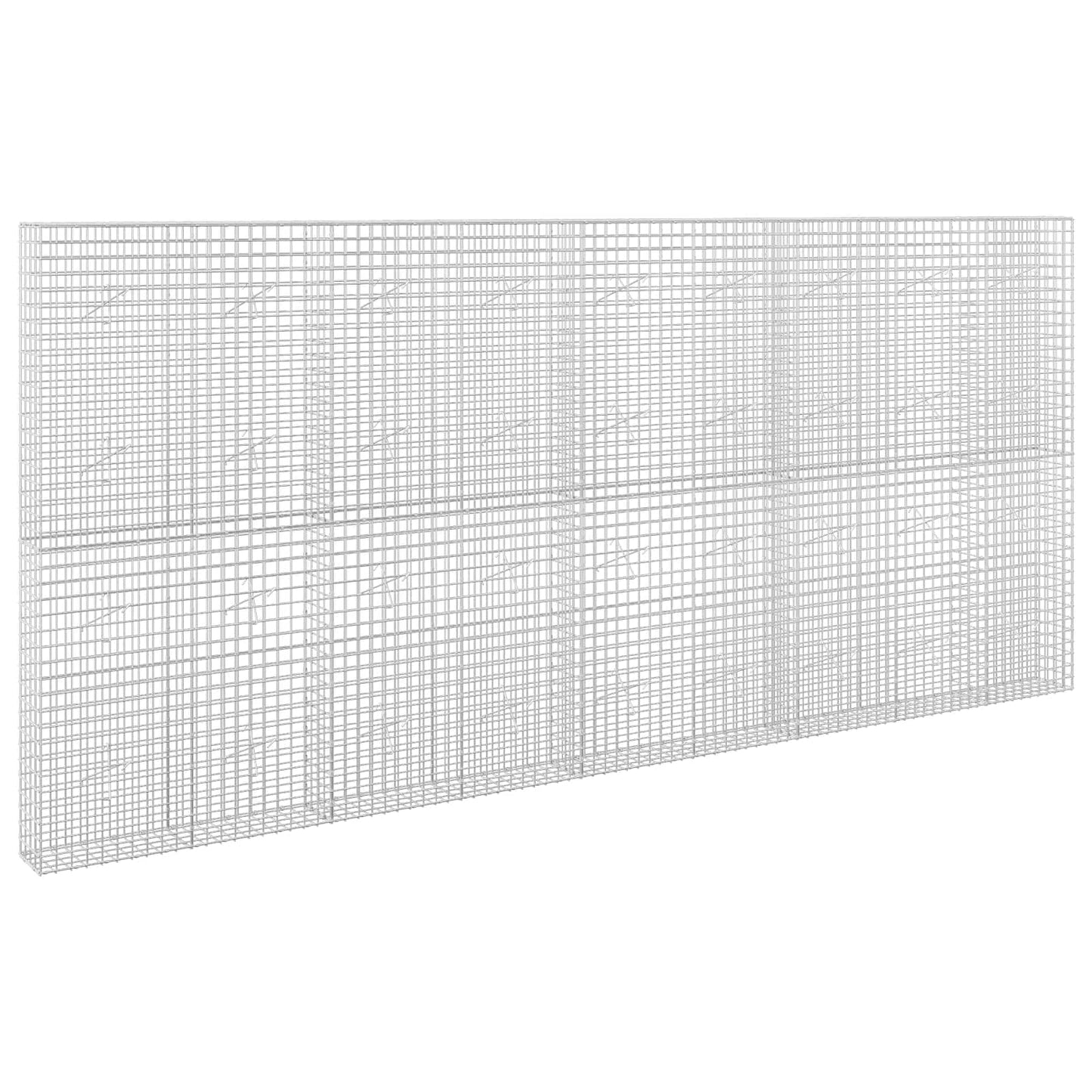 vidaXL Γκαμπιόν με Σύρμα 3,5 mm και Πλέγμα 5x5 cm 450x20x200 εκ