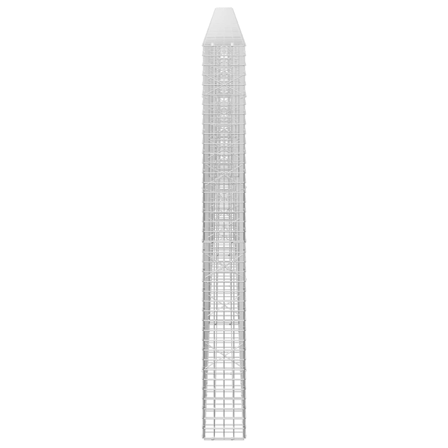 vidaXL Γκαμπιόν με Σύρμα 3,5 mm και Πλέγμα 5x5 cm 450x20x200 εκ